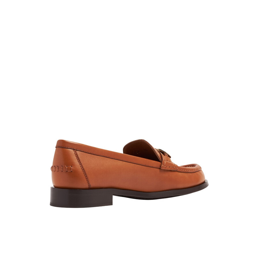 Ferragamo Gancini Ornament Leather Moccasins - 3