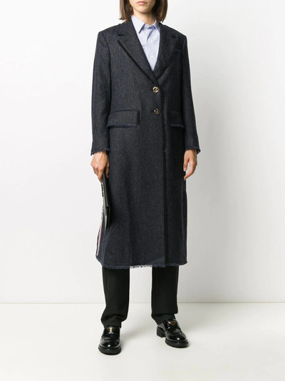 Thom Browne single-breasted coat  outlook