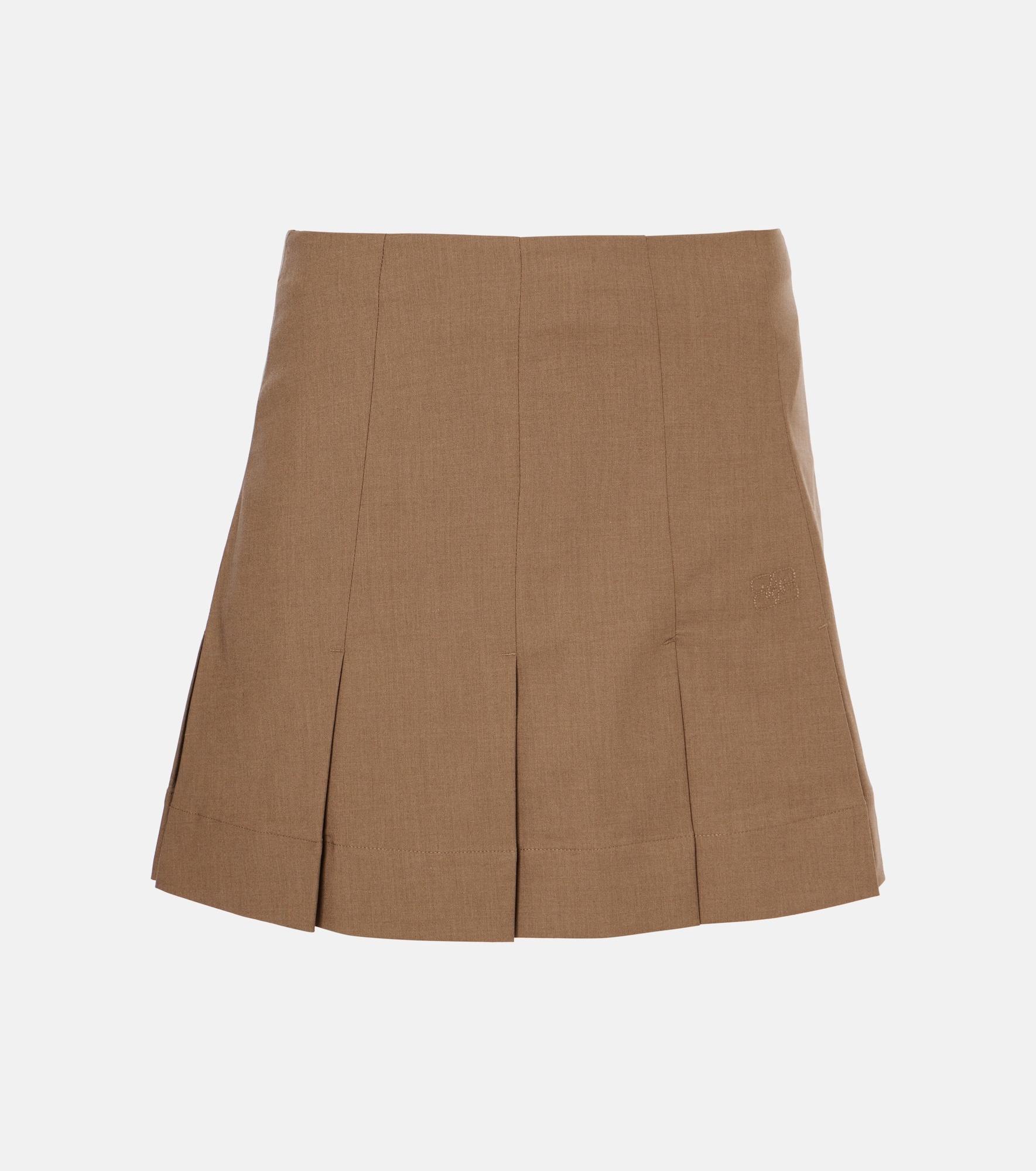 Pleated miniskirt - 1