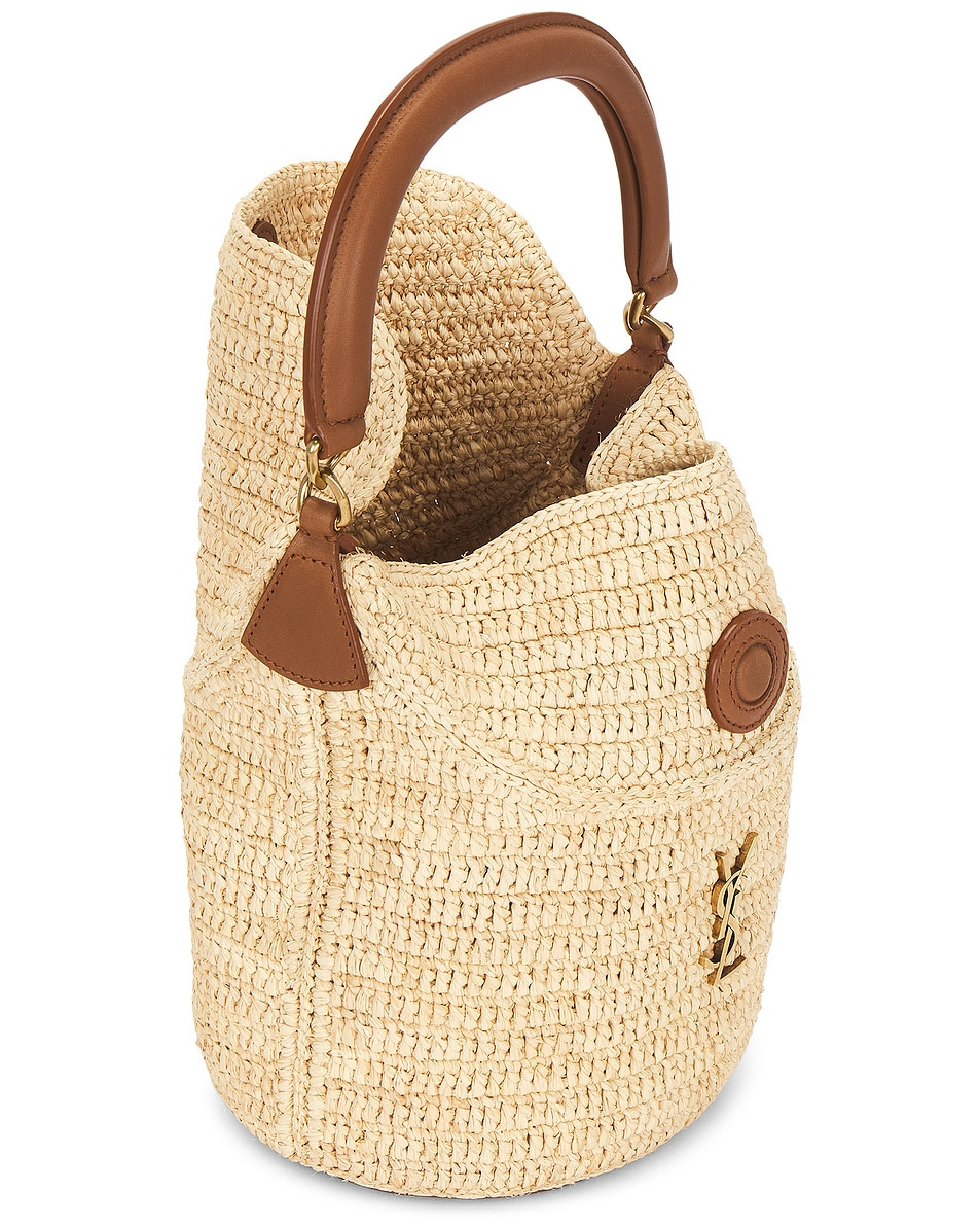 Top Handle Bucket Bag - 5
