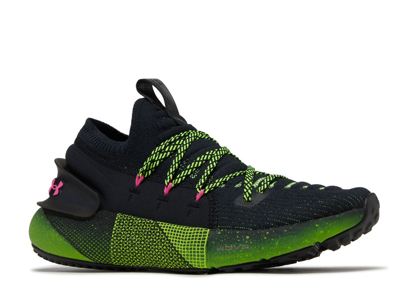 Under Armour HOVR PHANTOM 3 AMP 'BLACK LIME SURGE' outlook