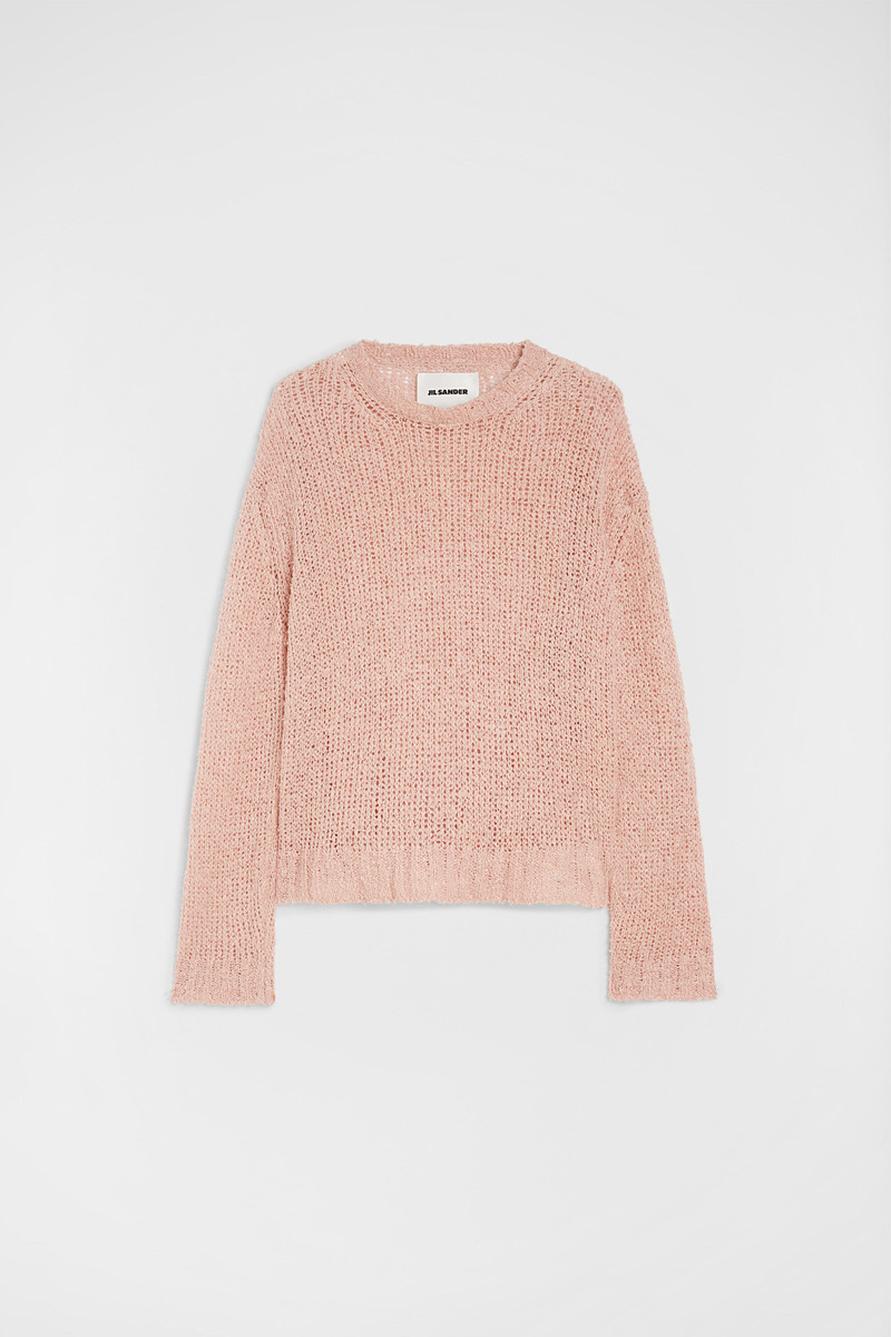 Linen Crew-Neck Sweater 1
