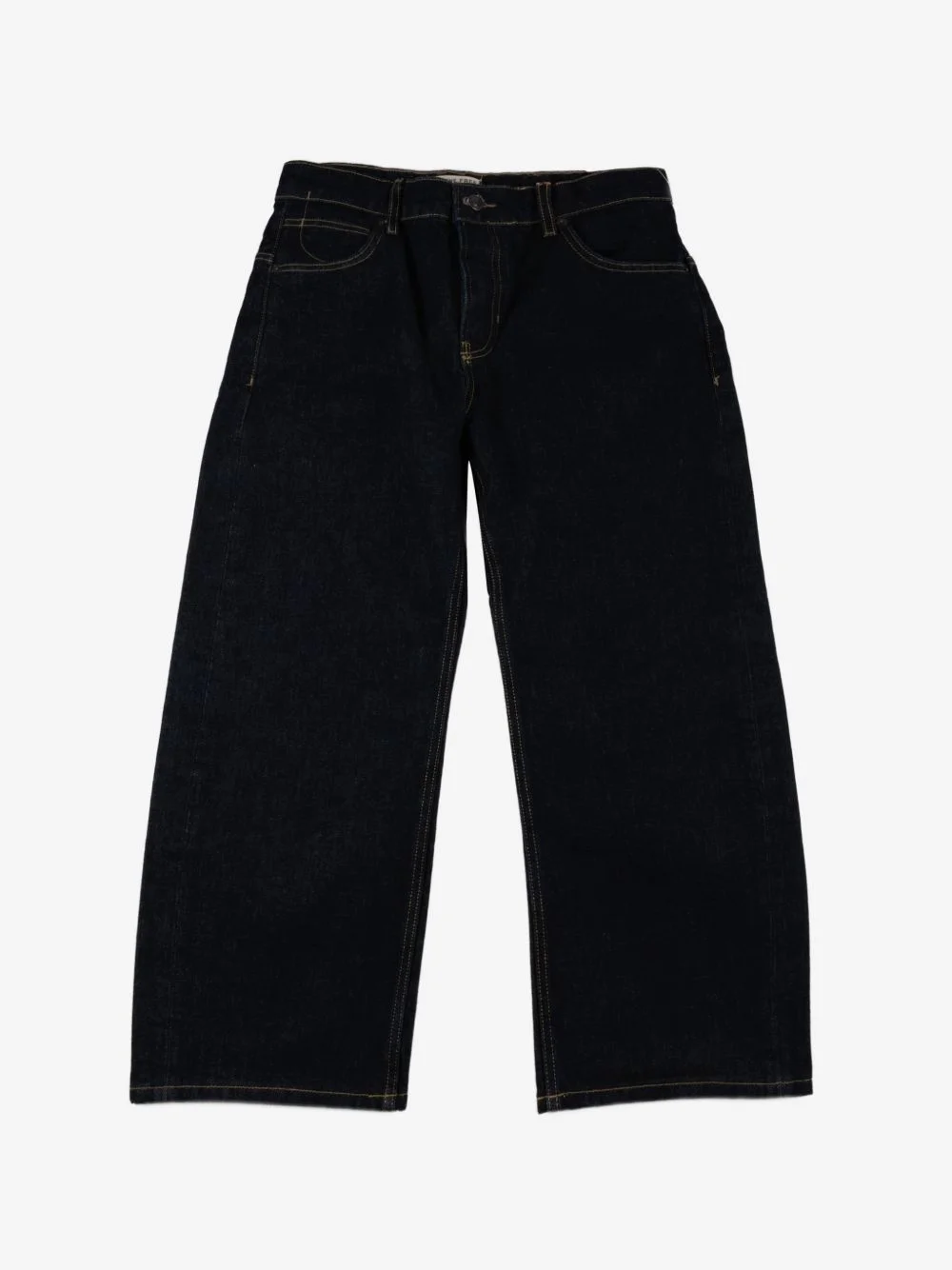button-fastening boyfriend jeans - 1