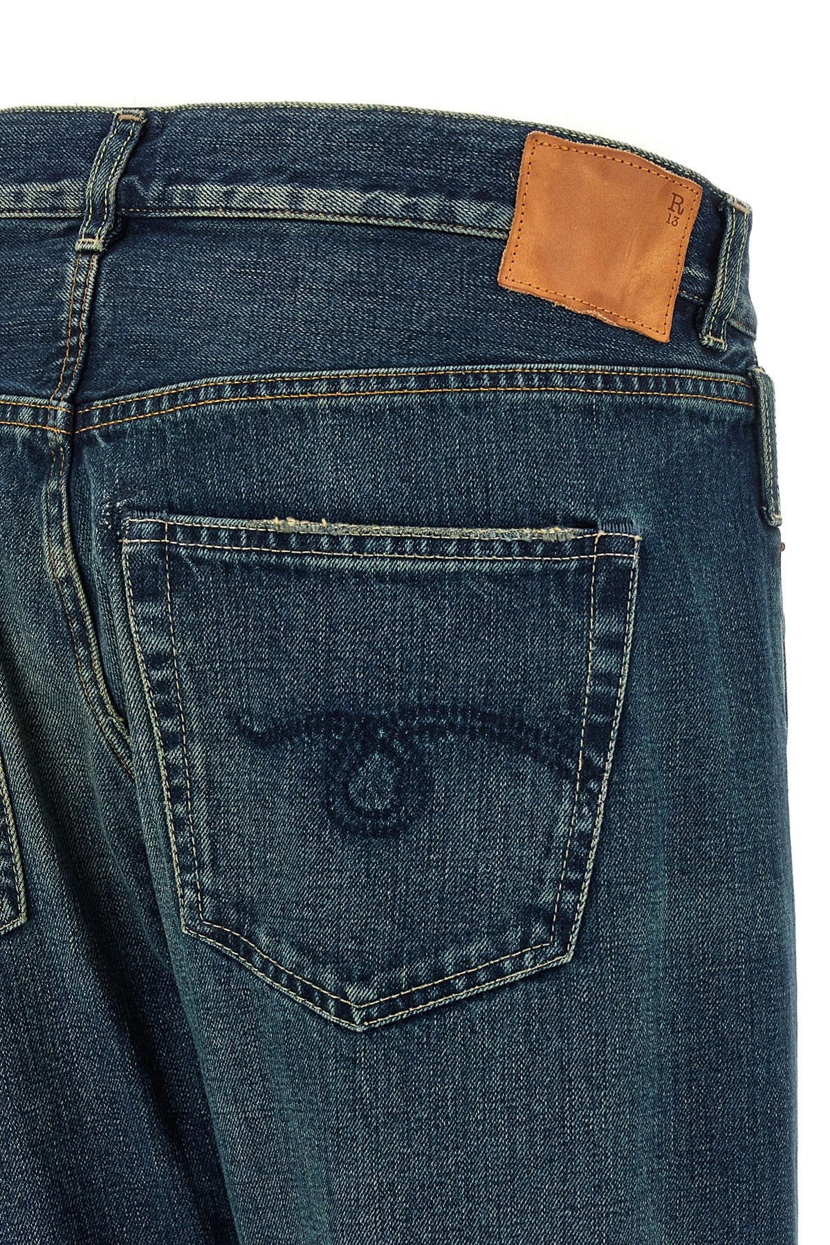 'Cuffed Crossover' jeans - 4