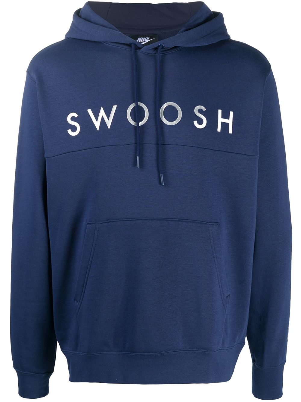 slogan-print hoodie - 1