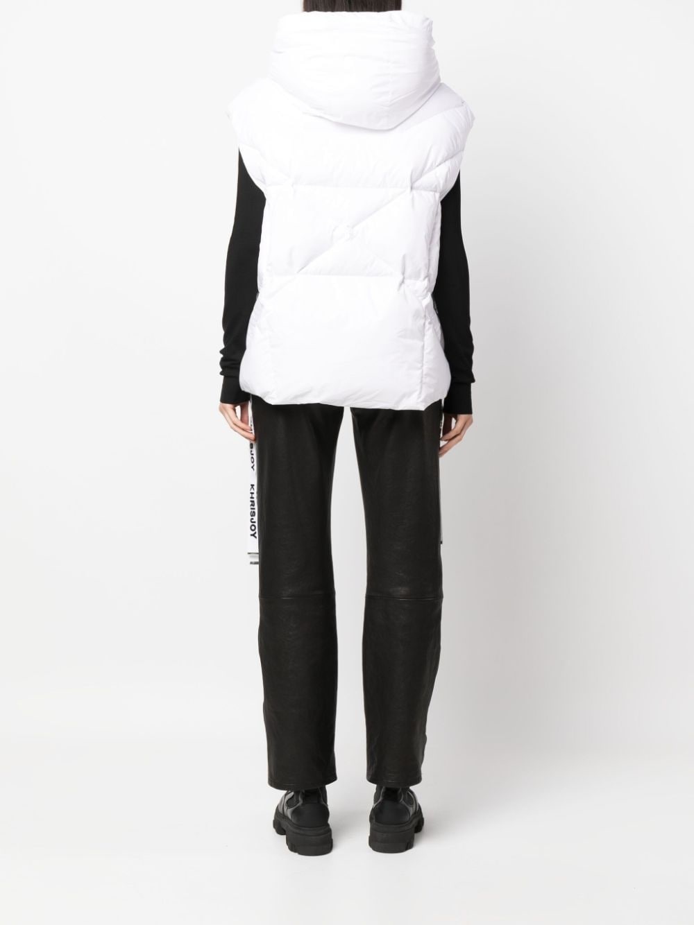 Puff quilted hooded gilet - 7