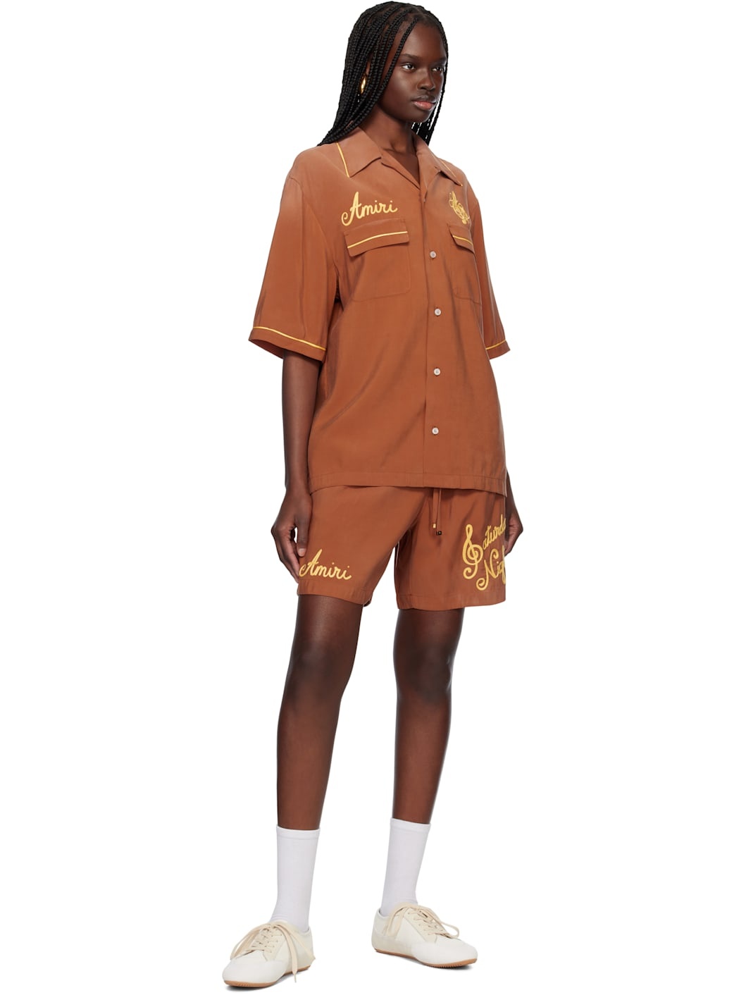 Orange Saturday Night Shorts - 4