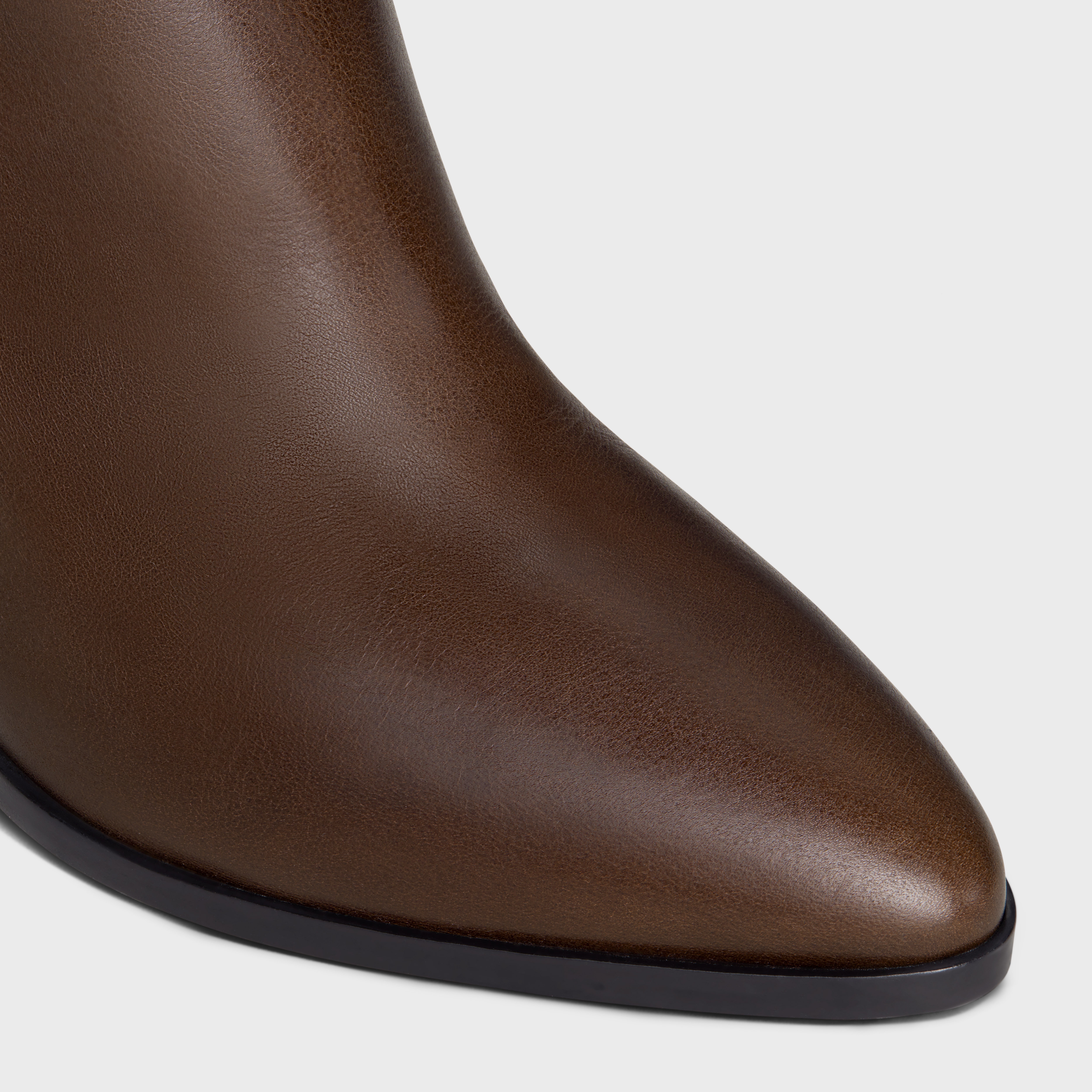CELINE RIDING BOOT WITH TRIOMPHE CELINE WILTERN in CALFSKIN