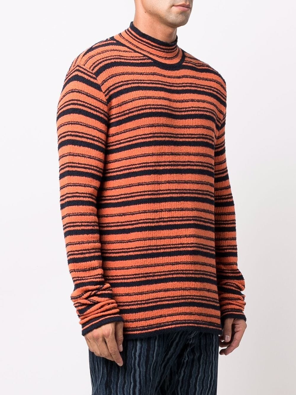 two-tone striped jumper - 3