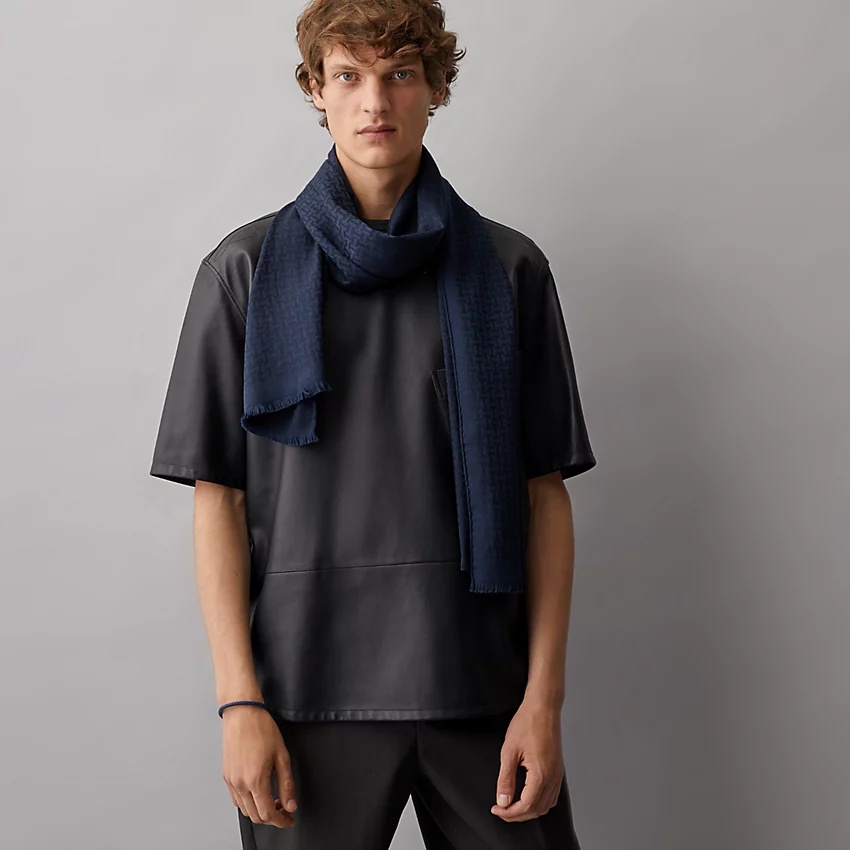 Upside Down Jacquard muffler - 1