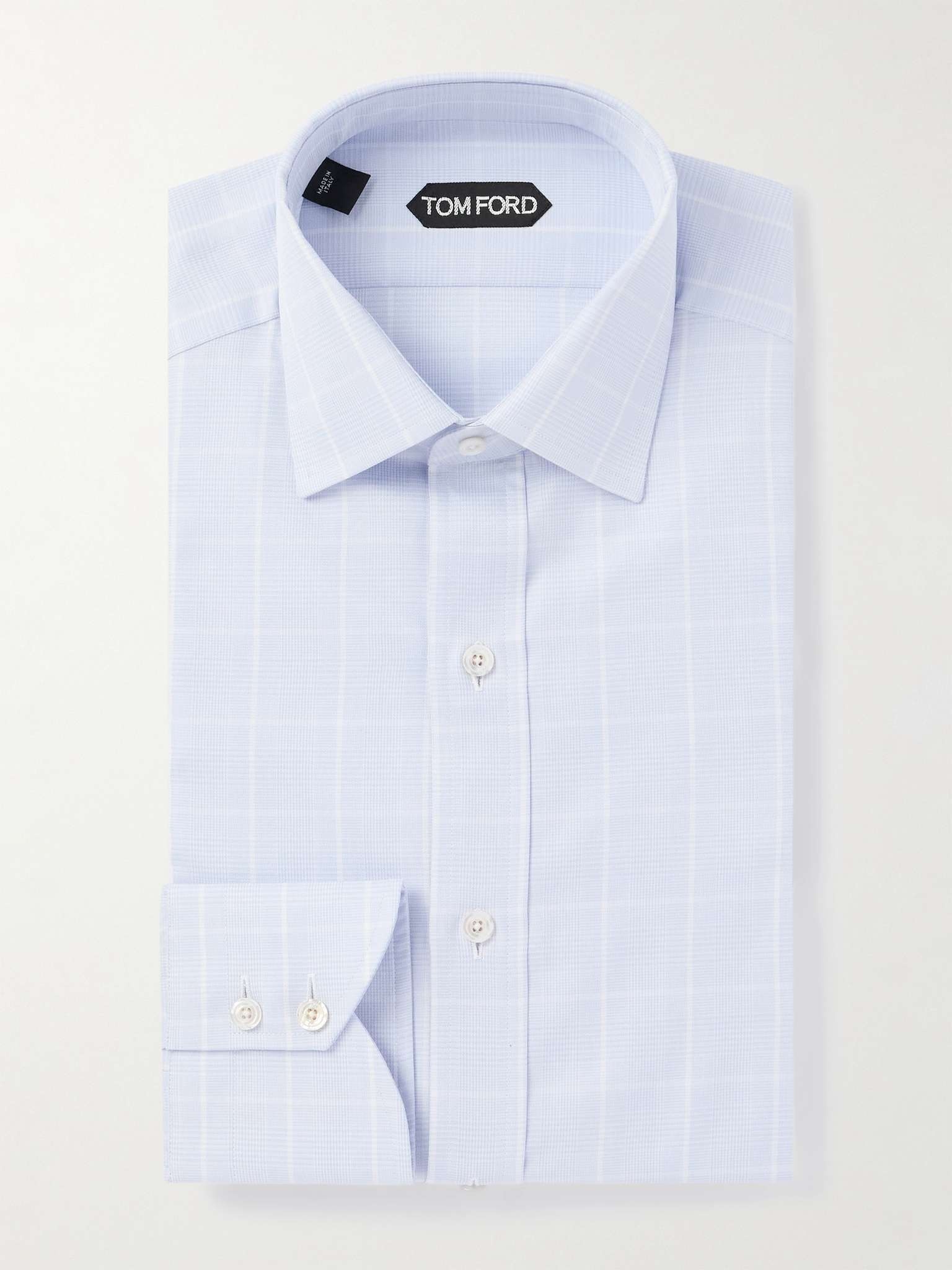 Prince of Wales Checked Cotton-Poplin Shirt - 2