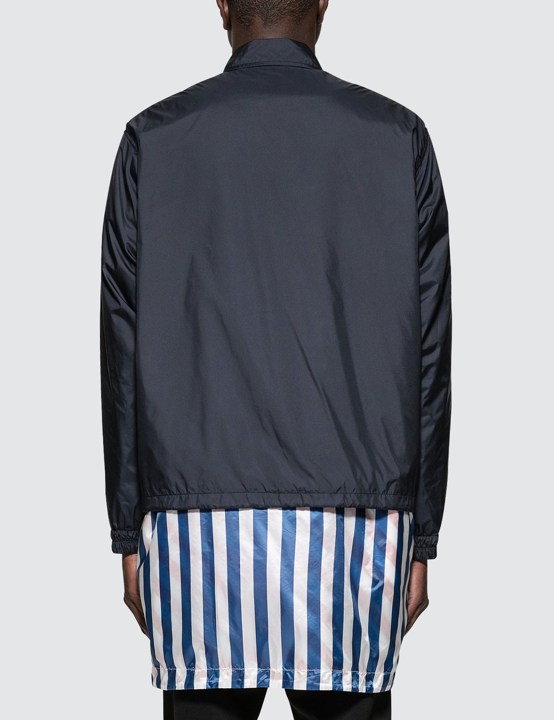 3D LAYER LONG COACH JACKET - 3