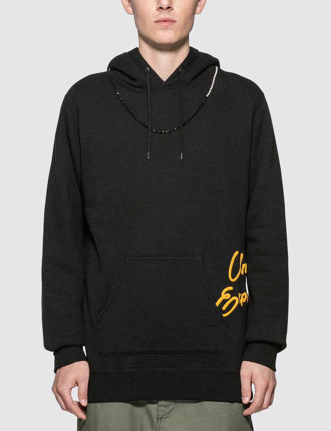 Beads Code Embroidery Hoodie - 1