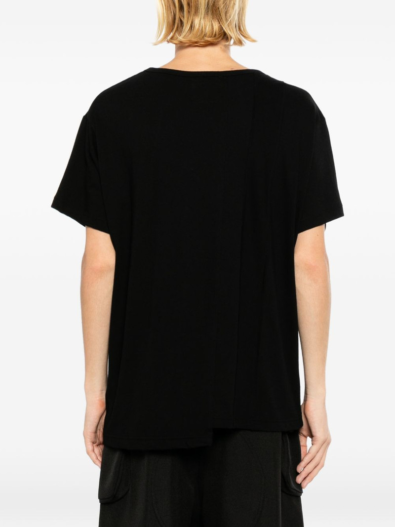 panelled short-sleeves T-shirt 4