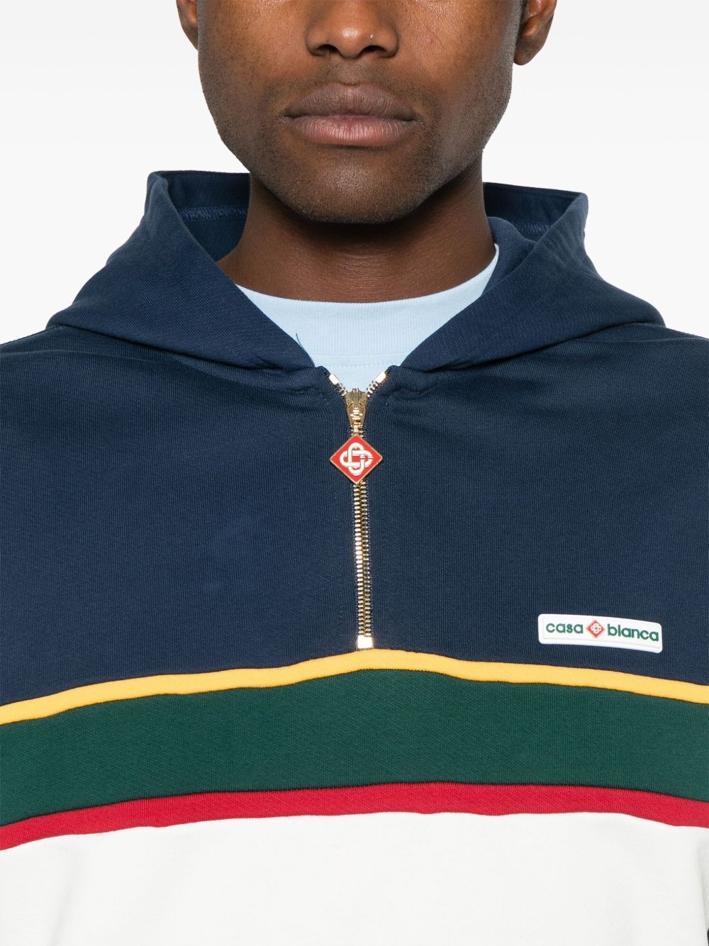 colour-block hoodie - 5