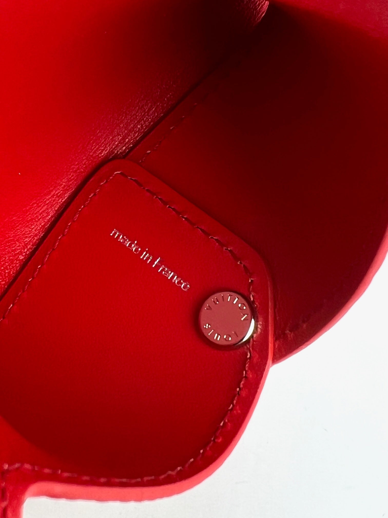 Louis Vuitton Kirigami Pochette Small X Yk Red Epi Leather