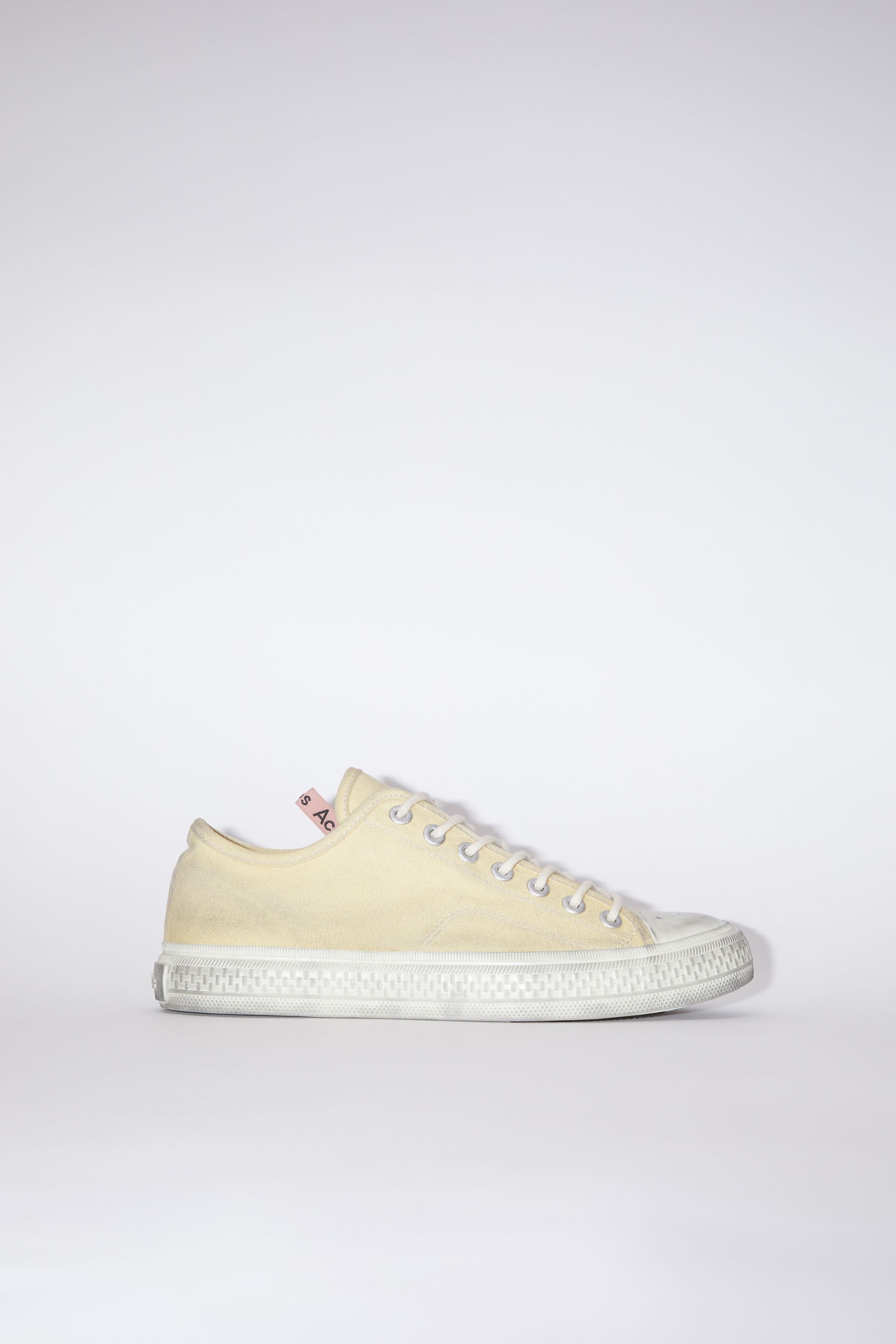 Low top sneakers - Pale yellow/off white - 1