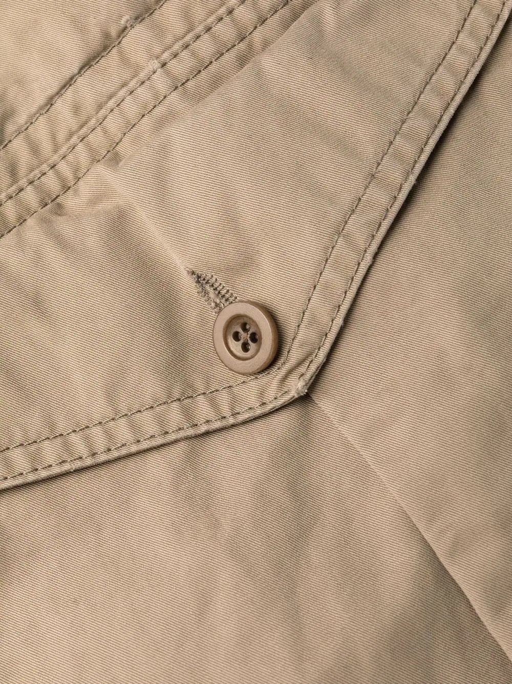 high-rise cargo shorts - 6