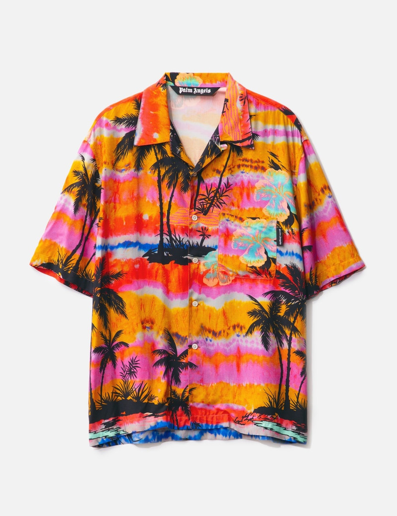 PSYCHEDELIC PALM BOWLING SHIRT 1
