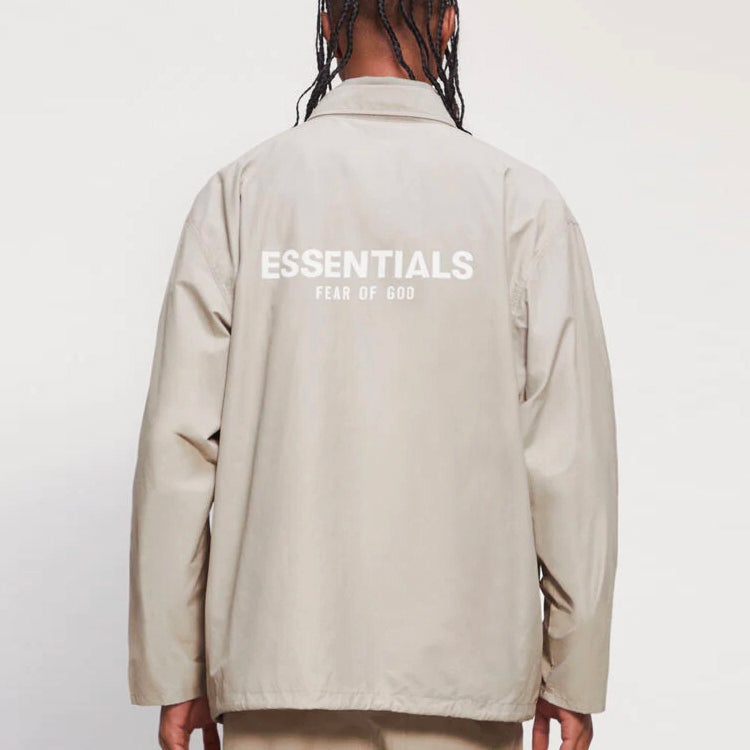 Fear of God Essentials FW20 Coach Jacket Moss 0202250500023245 - 5