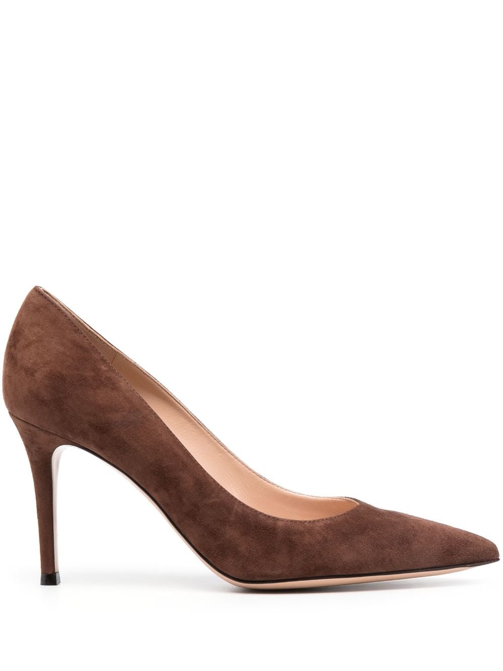 Gianvito 85mm suede pumps - 1