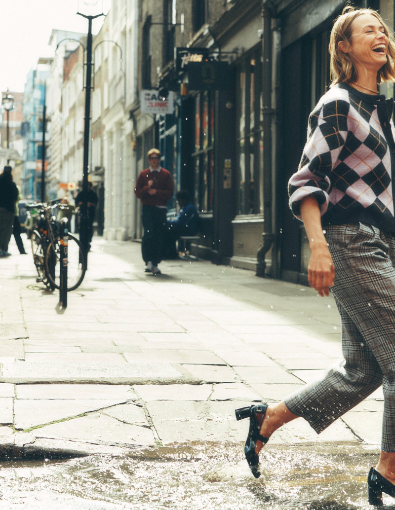 Bloomsbury Wool Pants-Blue and Grey Prince of Wales 8
