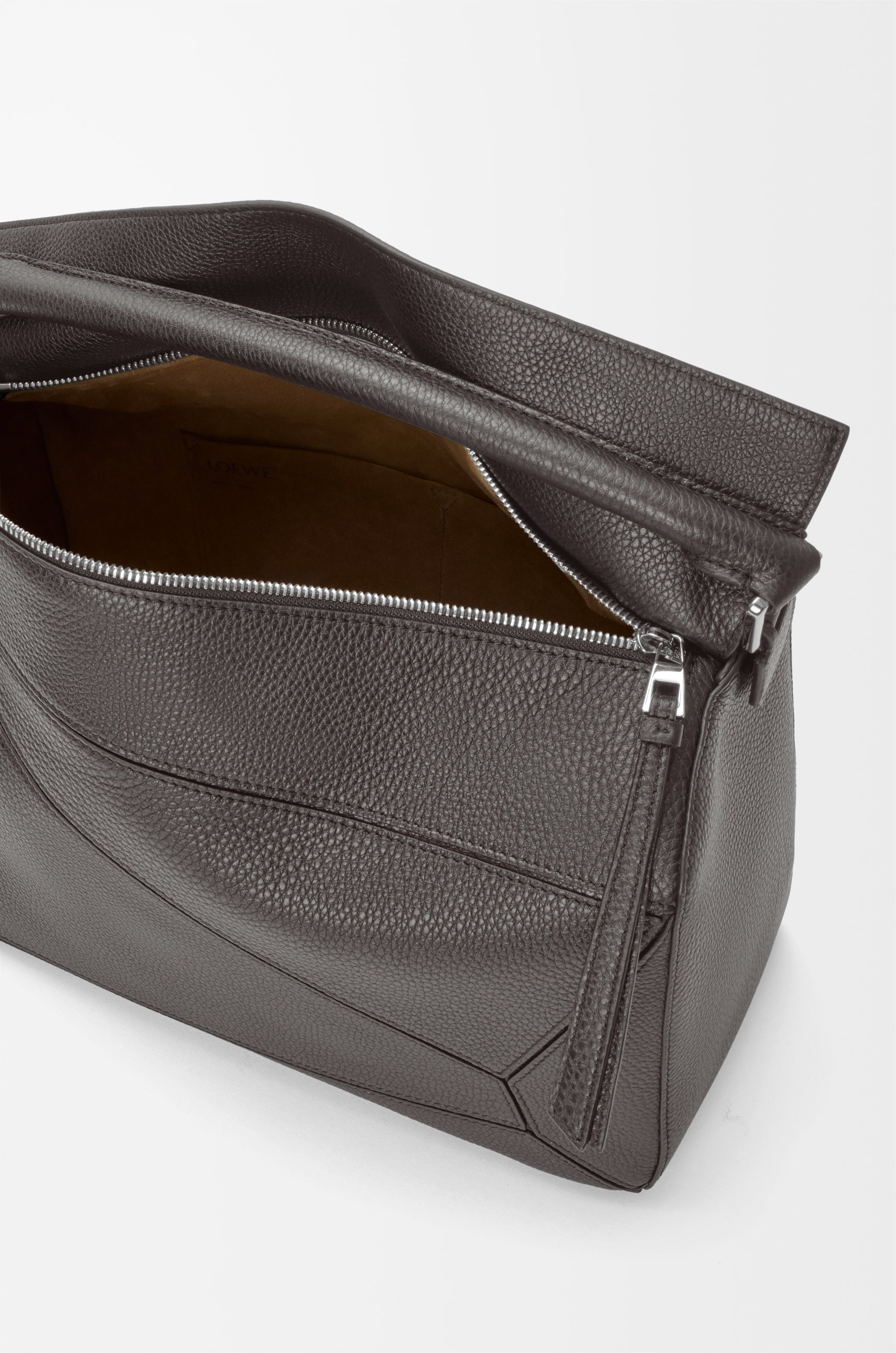 Large Puzzle bag in supple grained calfskin - 6