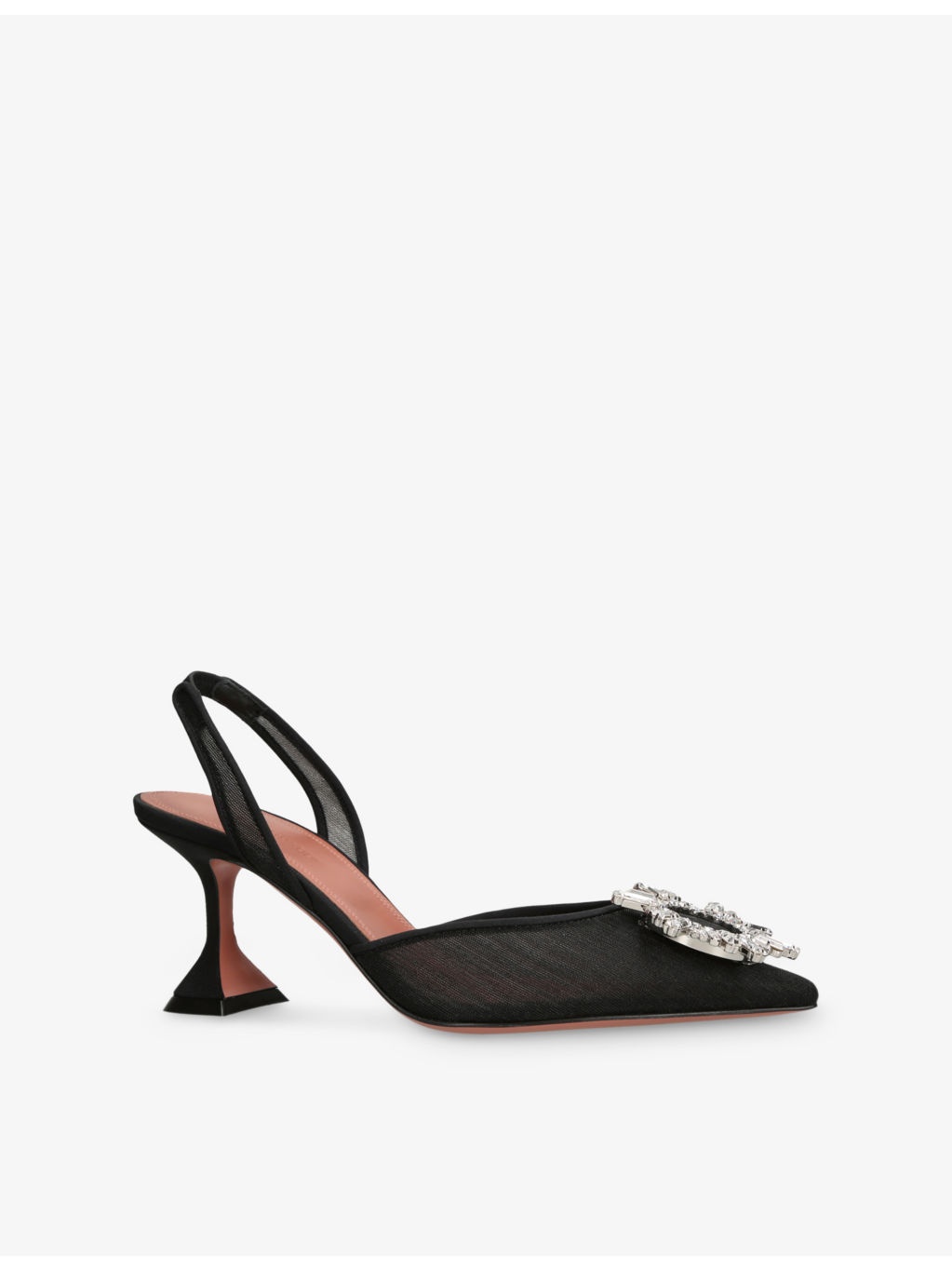 Begum Sling 70 Heeled Mesh Sandals - 3
