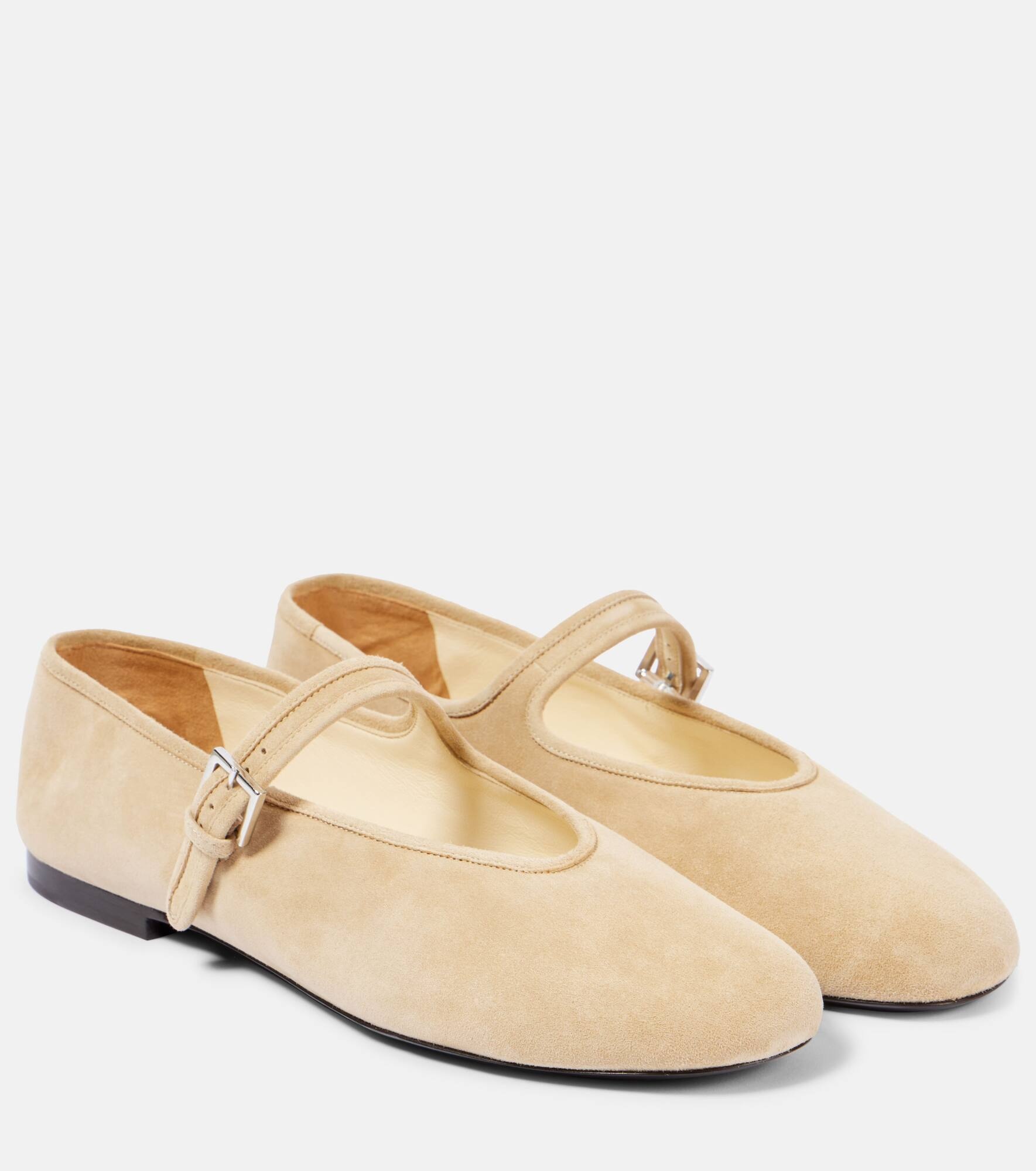 Suede Mary Jane flats - 1