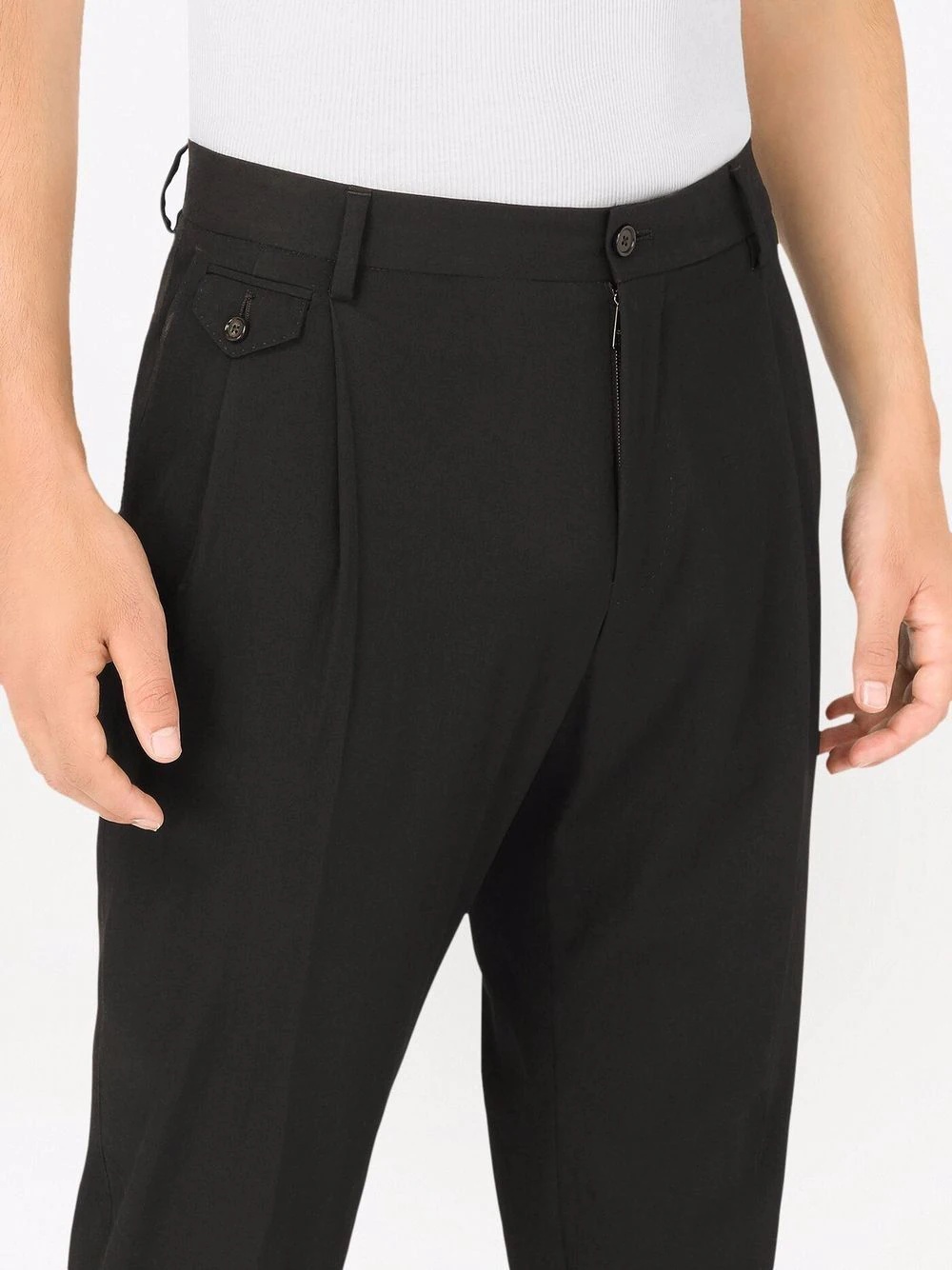 tailored wool trousers - 5