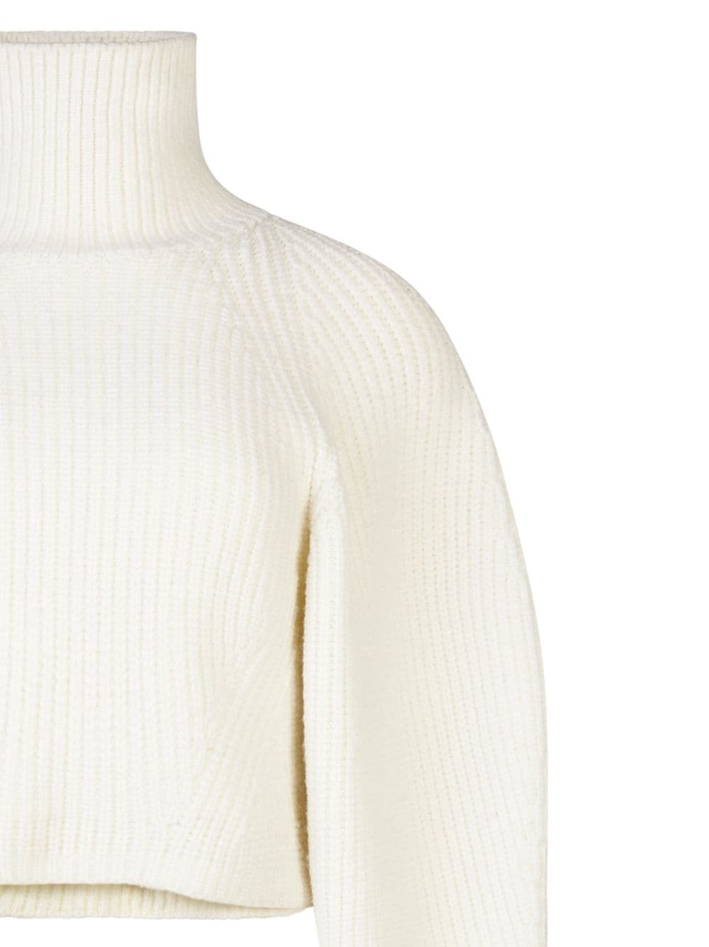 high-neck ribbed-knit jumper - 2