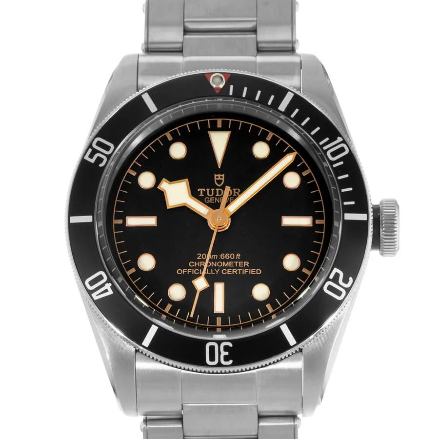 Pre-owned Tudor Black Bay Automatic Chronometer Black Dial Men's Watch 79230N - 1