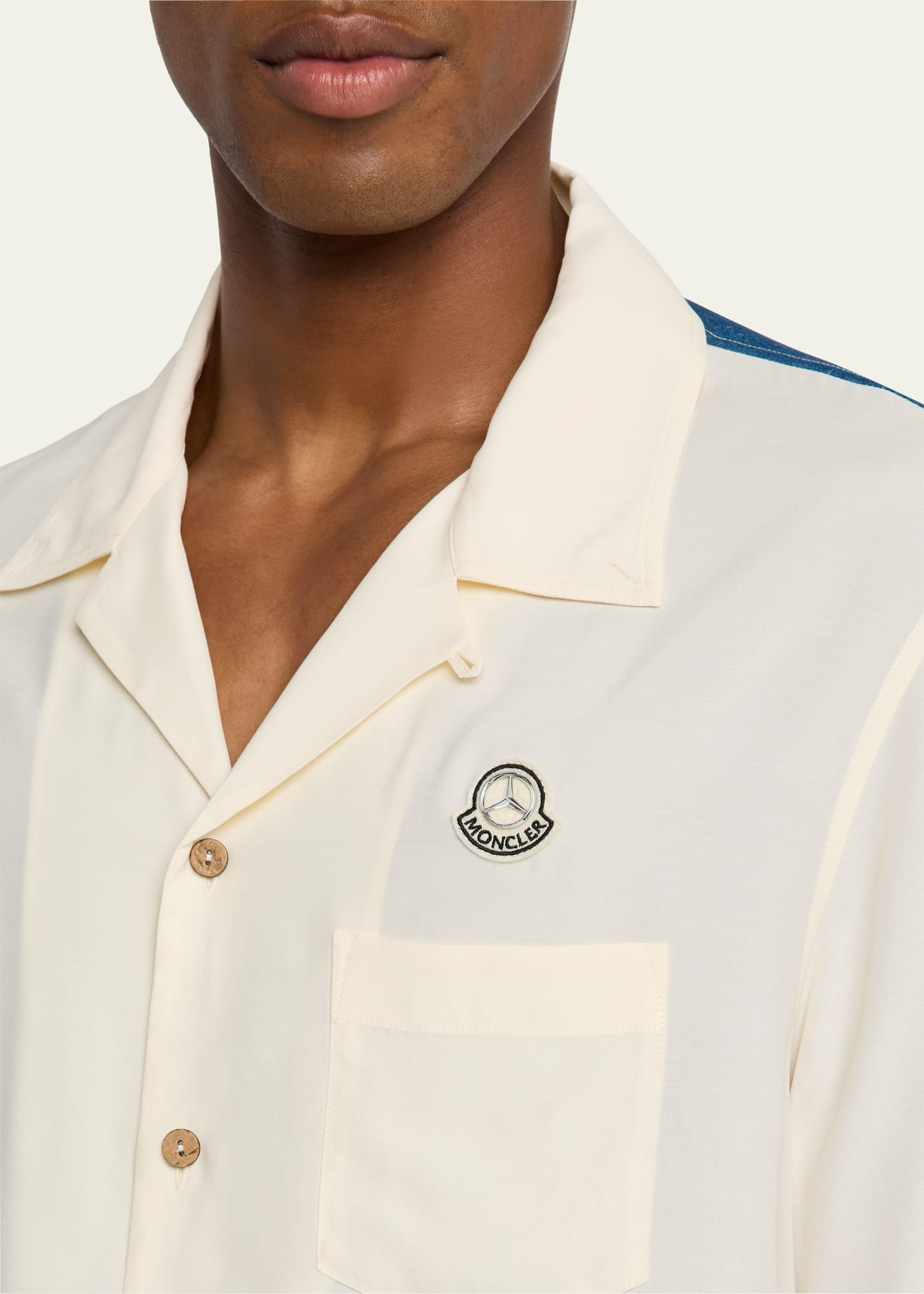 x Mercedes-Benz by NIGO Men's Satin Camp Shirt - 5