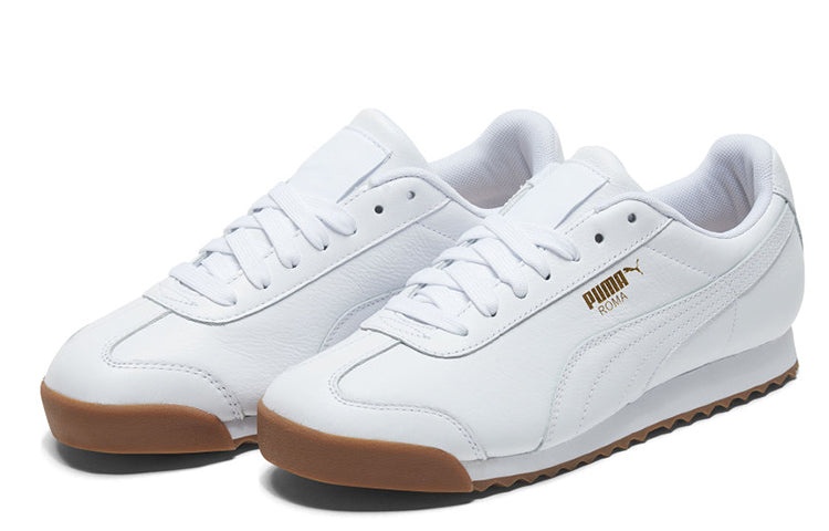 PUMA Roma Classic 'White Gold Gum' 366408-01 - 3