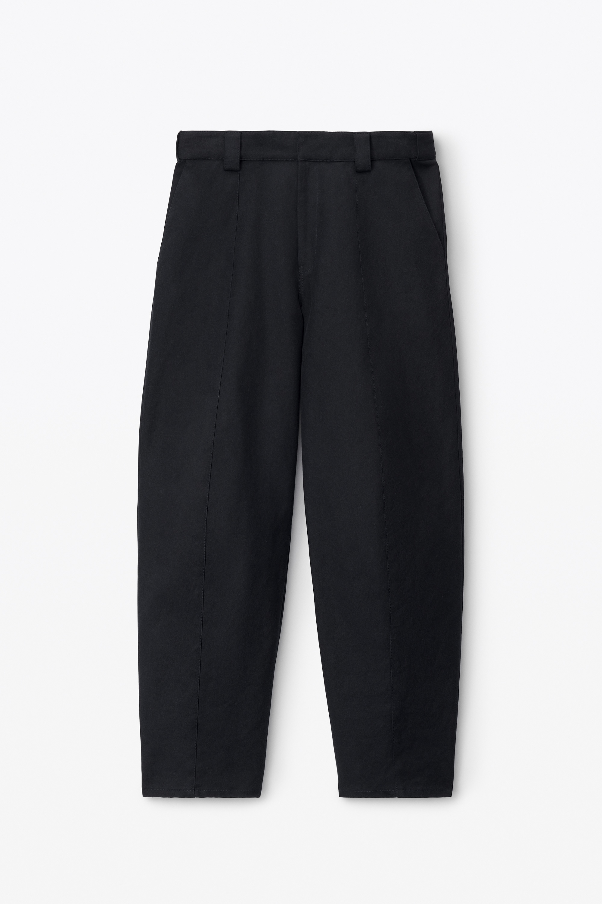 elasticated tailored trouser in twill - 1