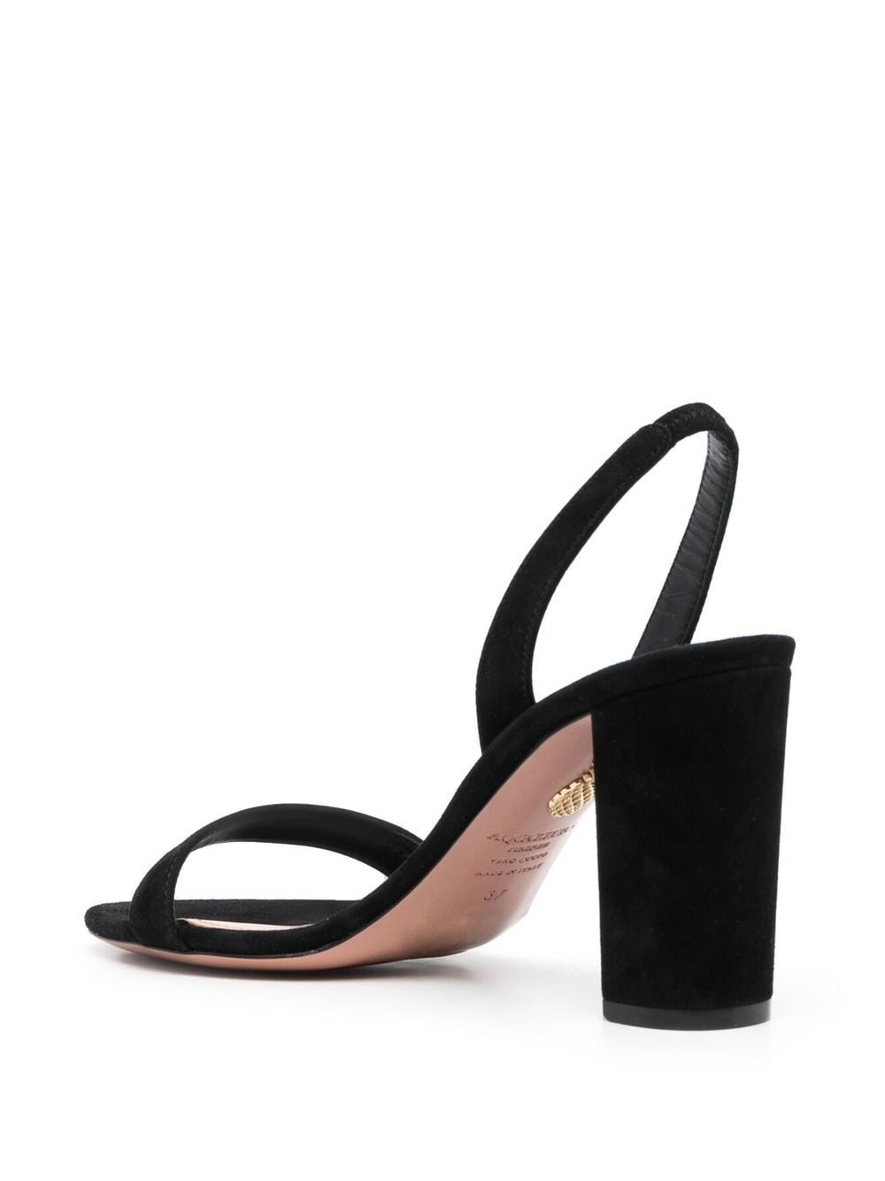 90mm heeled suede sandals - 3