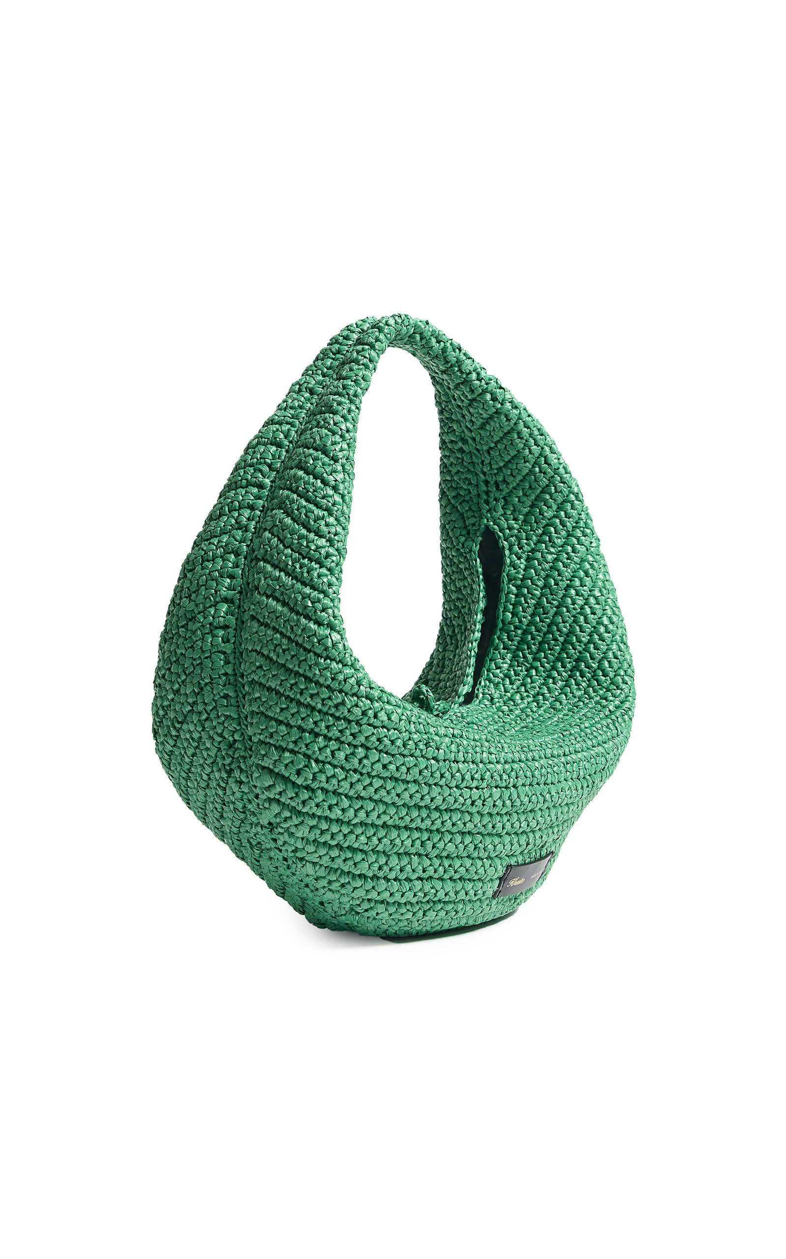 Olivia Raffia Medium Hobo green - 4