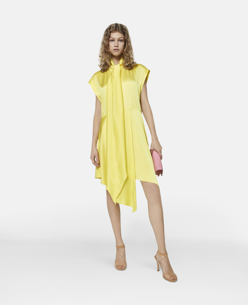 Stella McCartney Silk Asymmetric Shirt Dress outlook