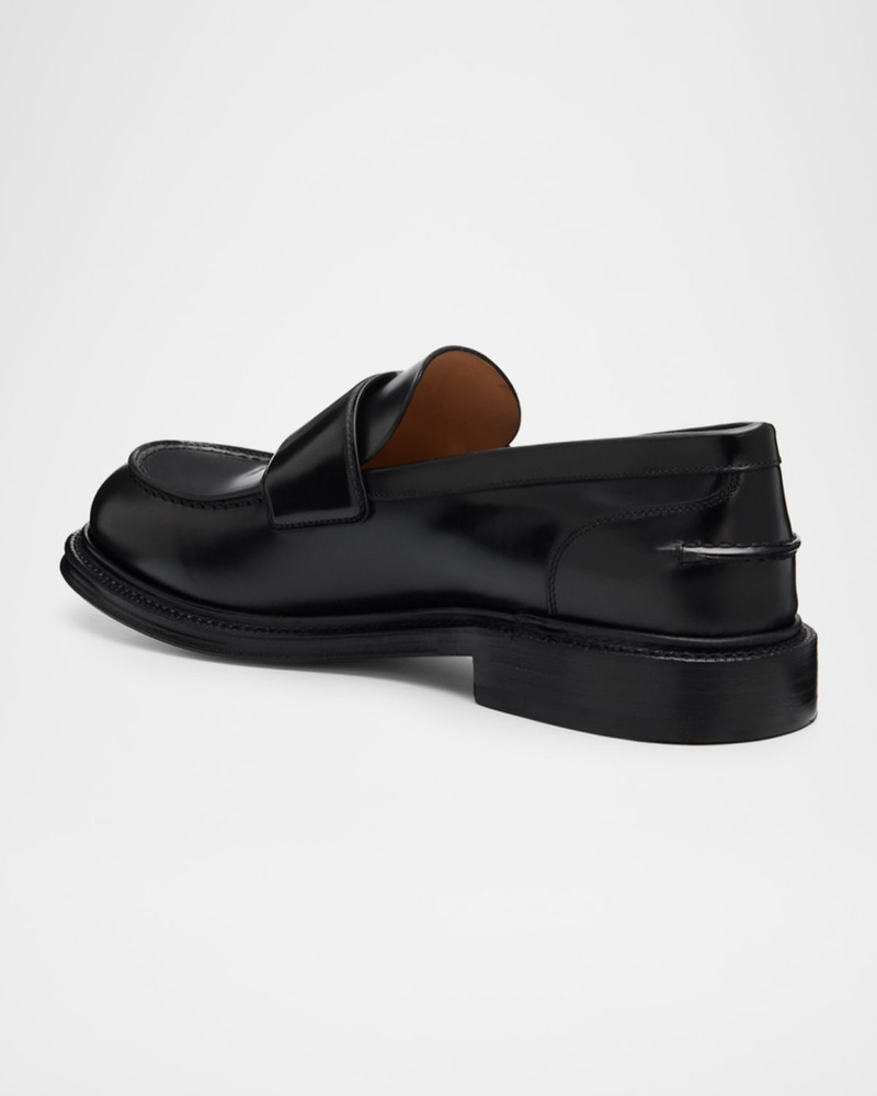 Bottega Veneta Men's Haddock Leather Penny Loafers outlook