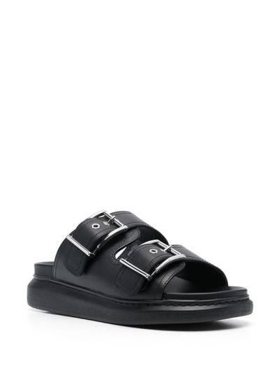 Alexander McQueen double-strap flat sandals outlook