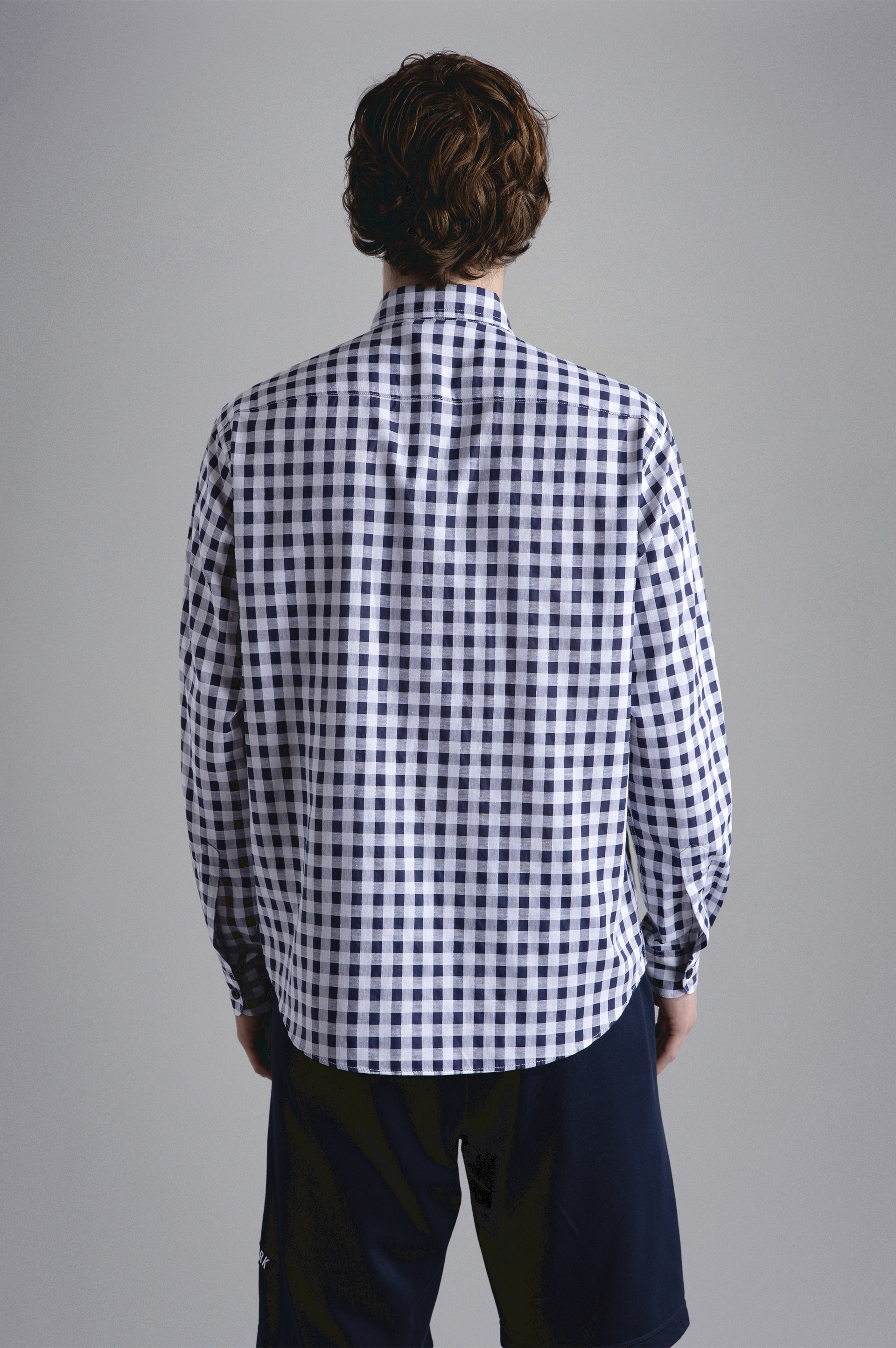 COTTON E LINEN OVERSHIRT - 3