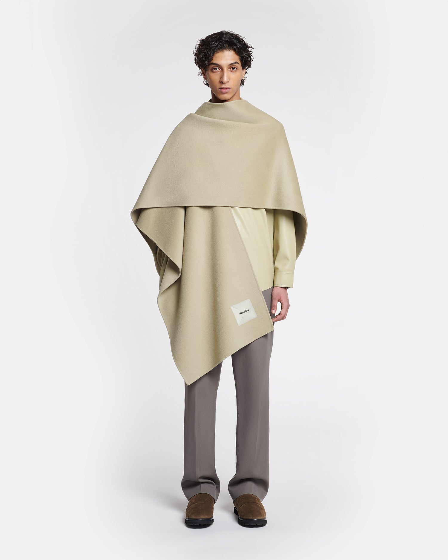Double-Faced Wool Shawl - 3