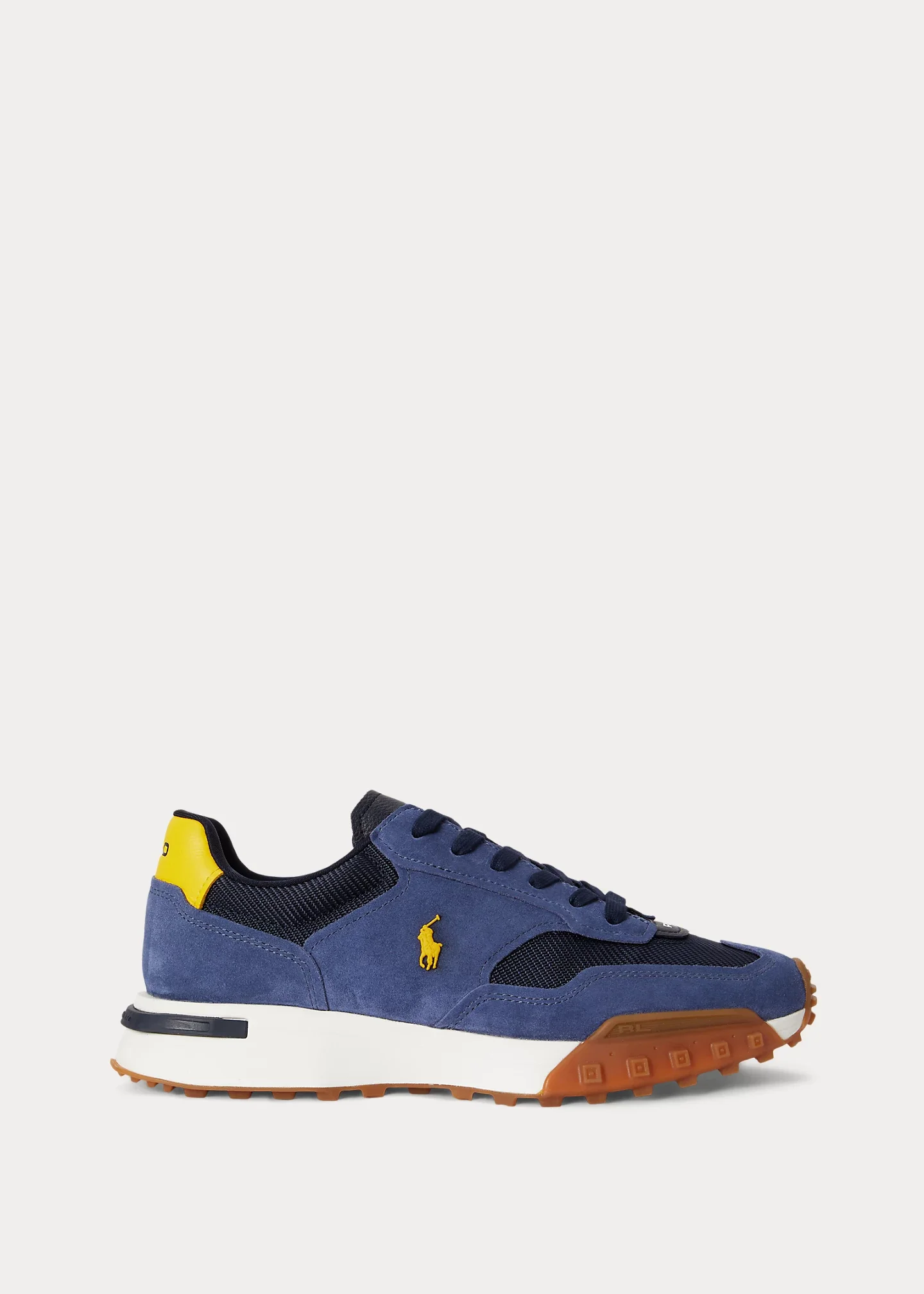 Eldridge Suede-Paneled Sneaker - 1
