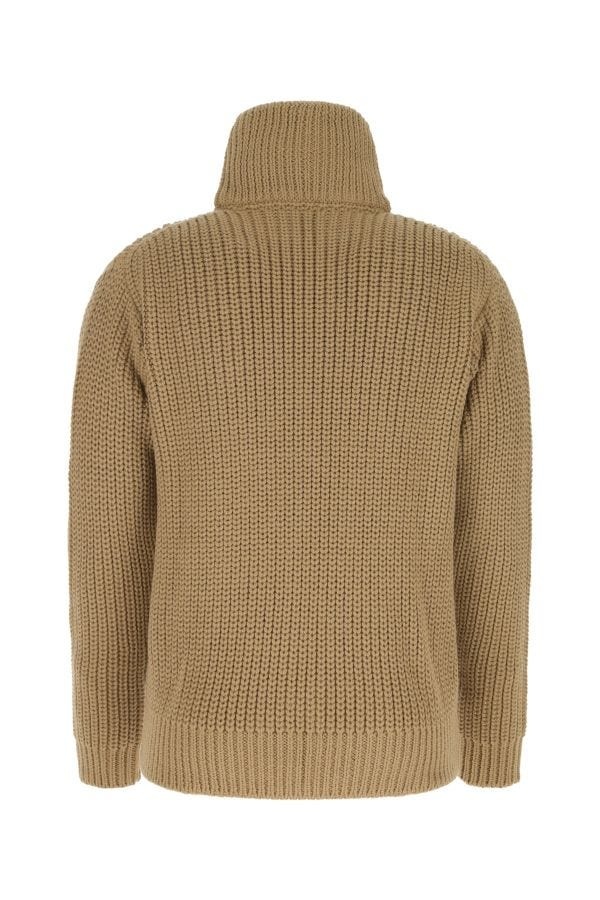 Prada Man Biscuit Alpaca Cardigan - 2