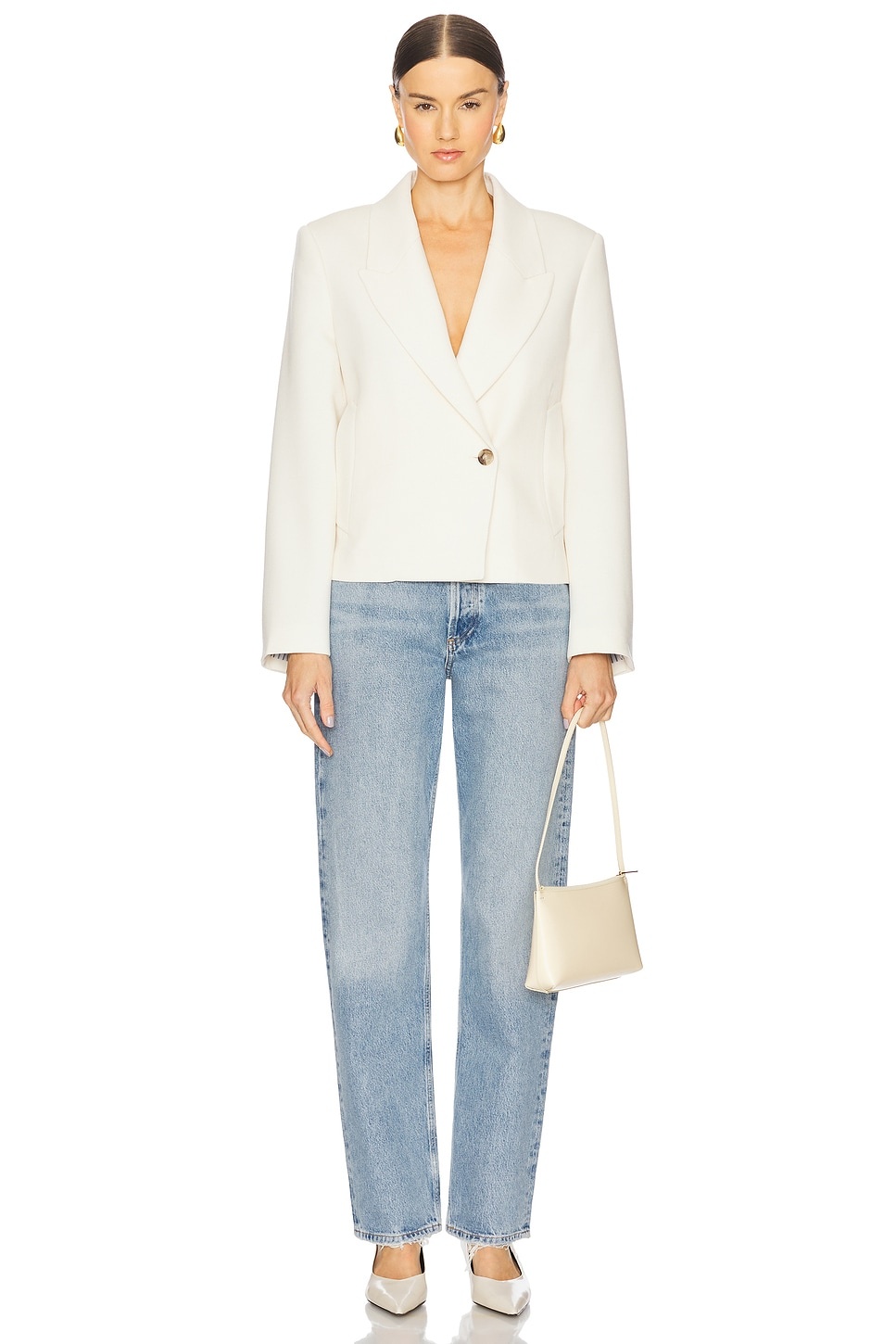 Coren Cropped Blazer - 4
