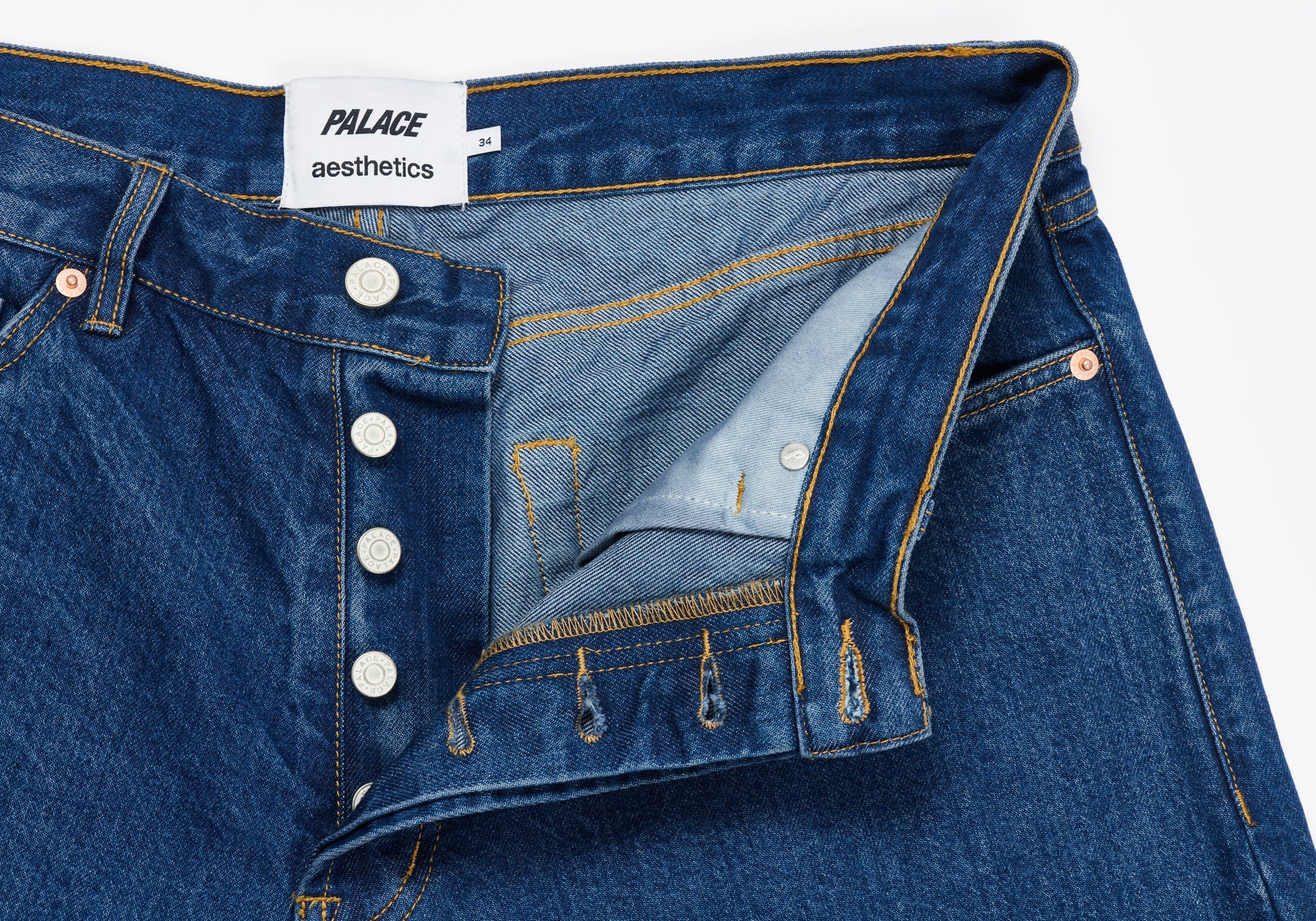 PALACE AESTHETICS BAGGIES JEAN RINSE WASH - 7