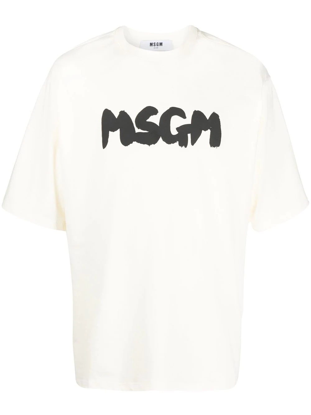 logo-print cotton T-shirt - 1