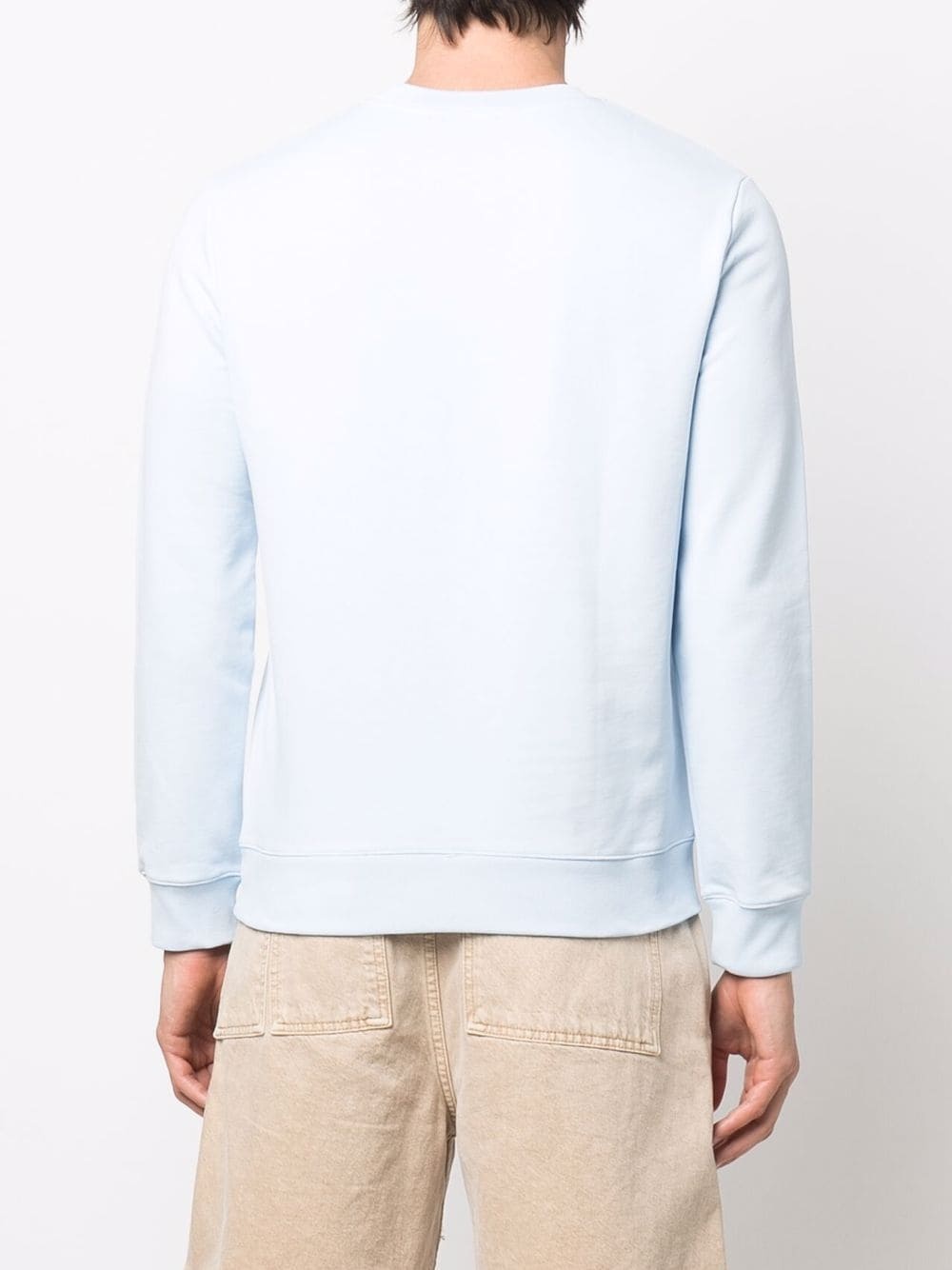logo-print cotton sweatshirt - 8