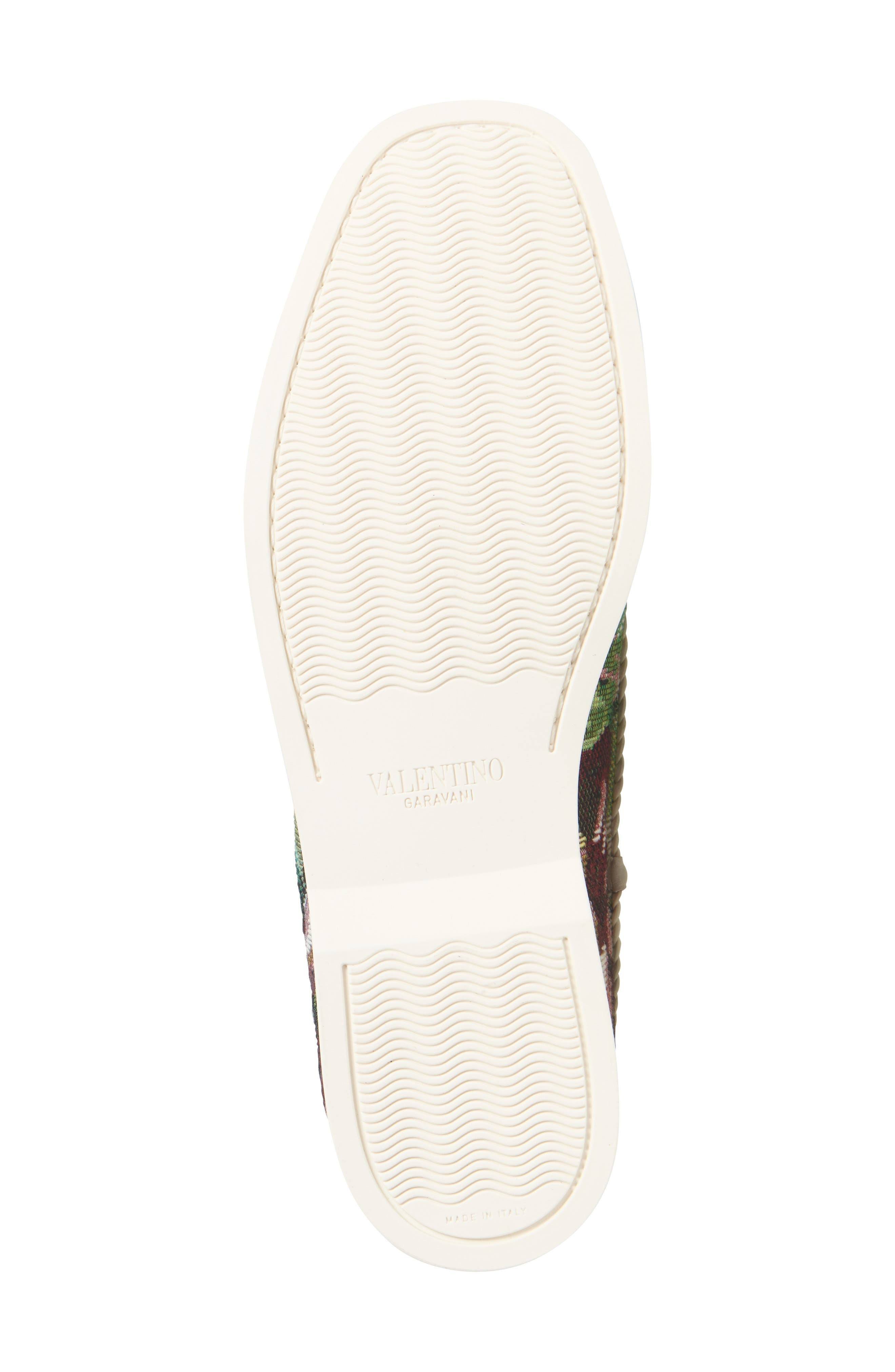Valentino Garavani Palm Avenue Jacquard Boat Shoe in Multicolor/Ivory at Nordstrom - 6