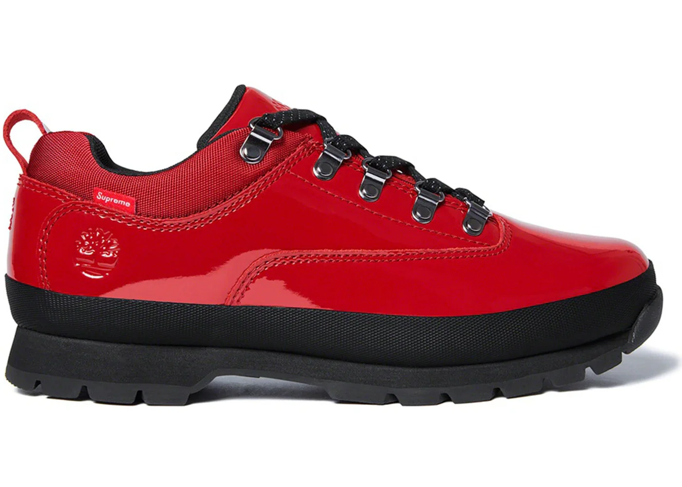 Timberland Euro Hiker Low Supreme Patent Leather Red - 1